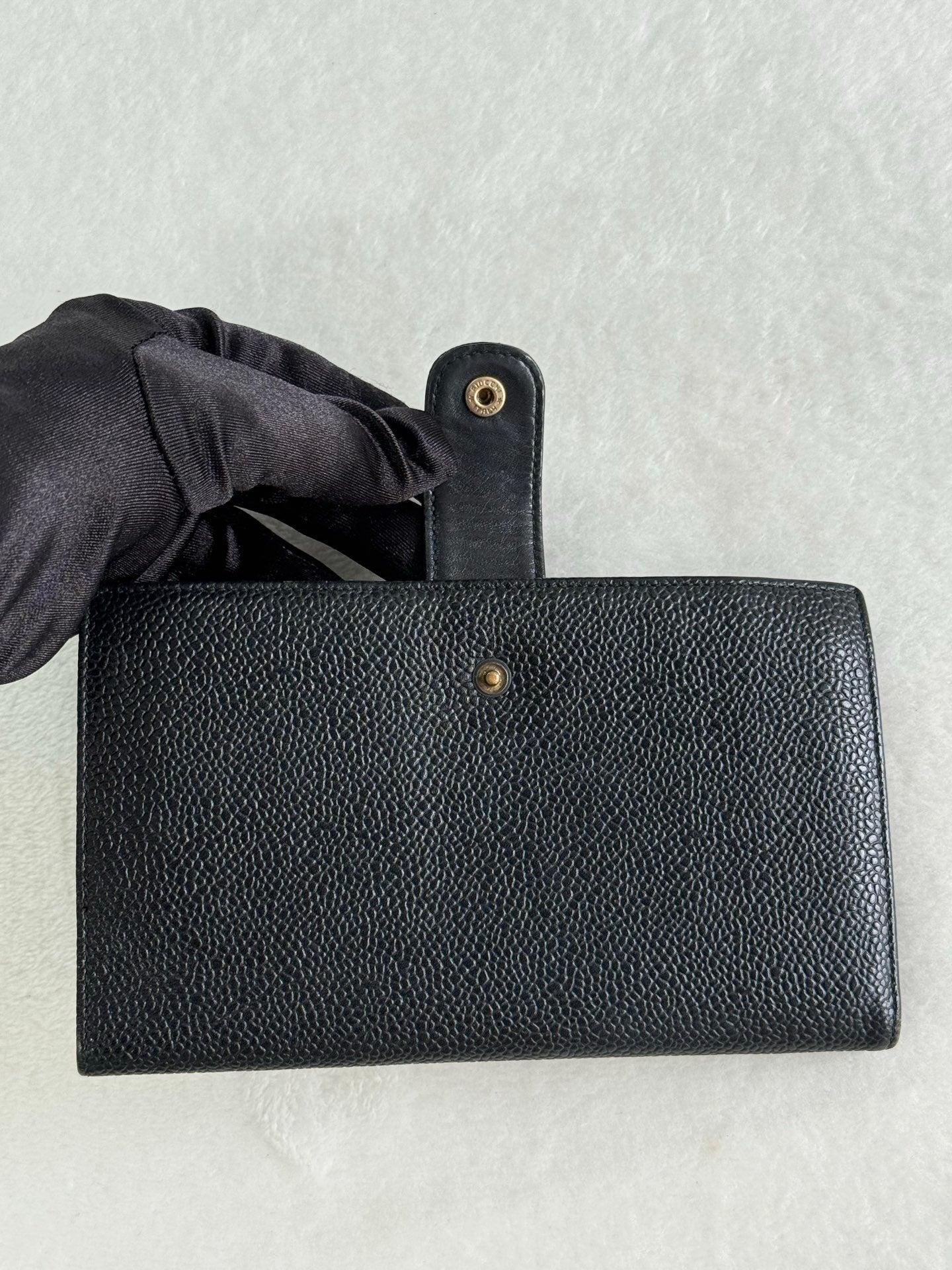 CHANEL Cavier Trifold Wallet