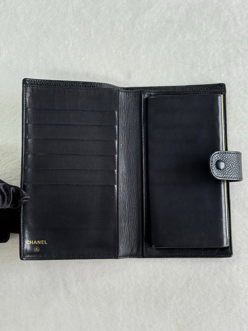 CHANEL Cavier Trifold Wallet