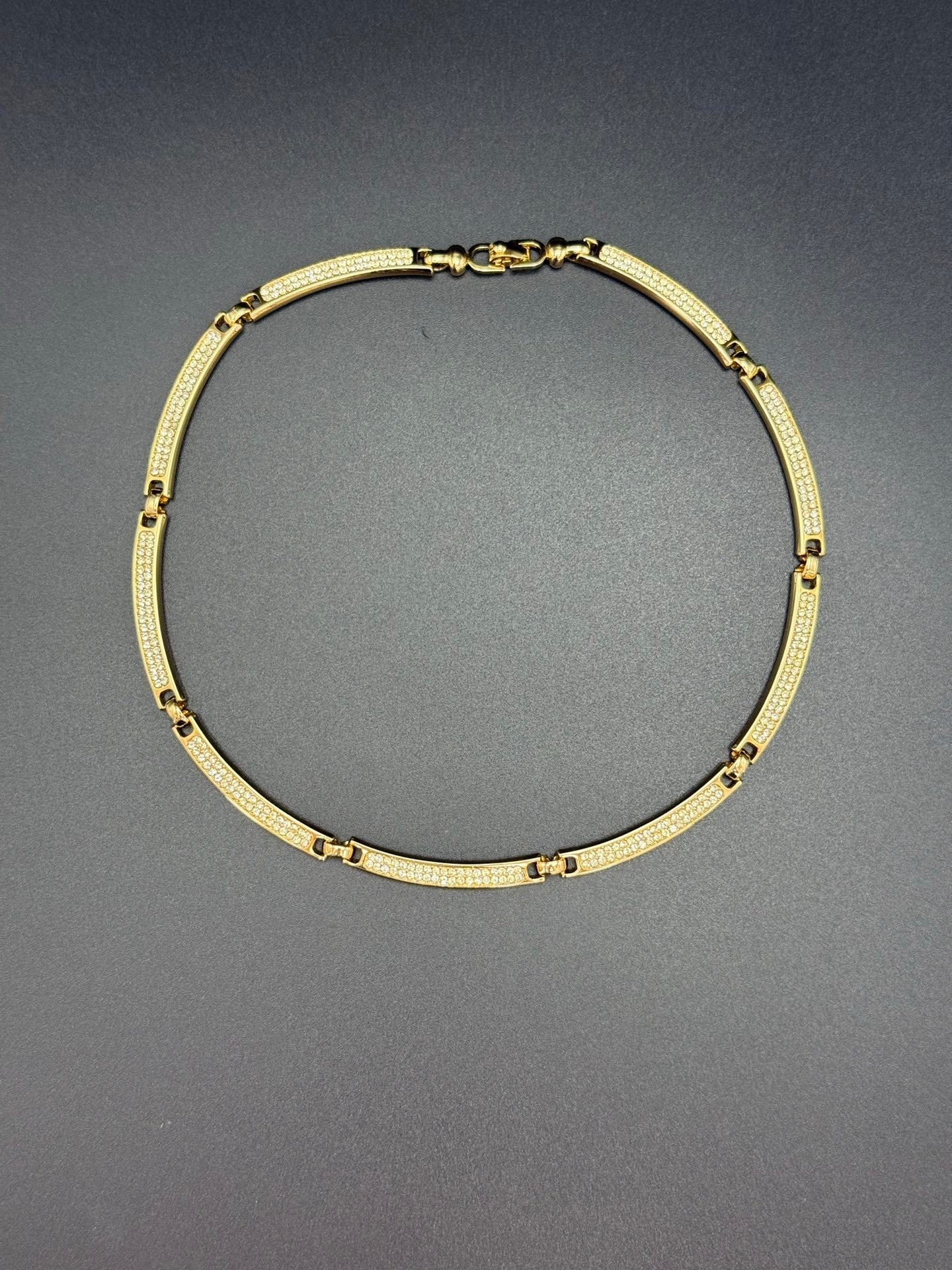 Dior Vintage Necklace Rhinestone