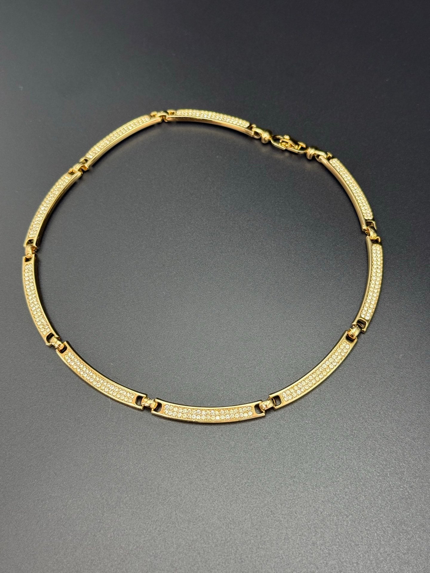 Dior Vintage Necklace Rhinestone
