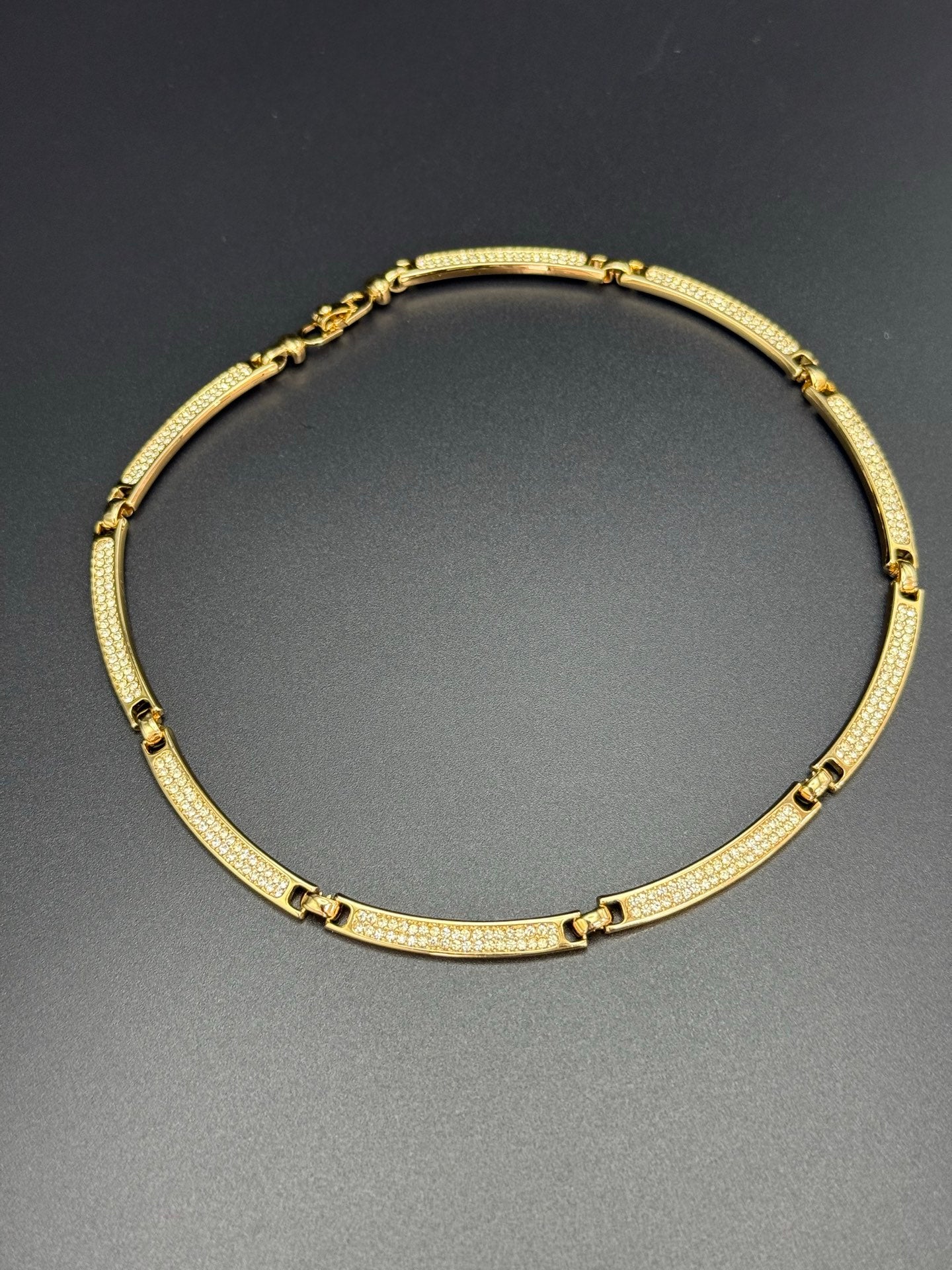 Dior Vintage Necklace Rhinestone