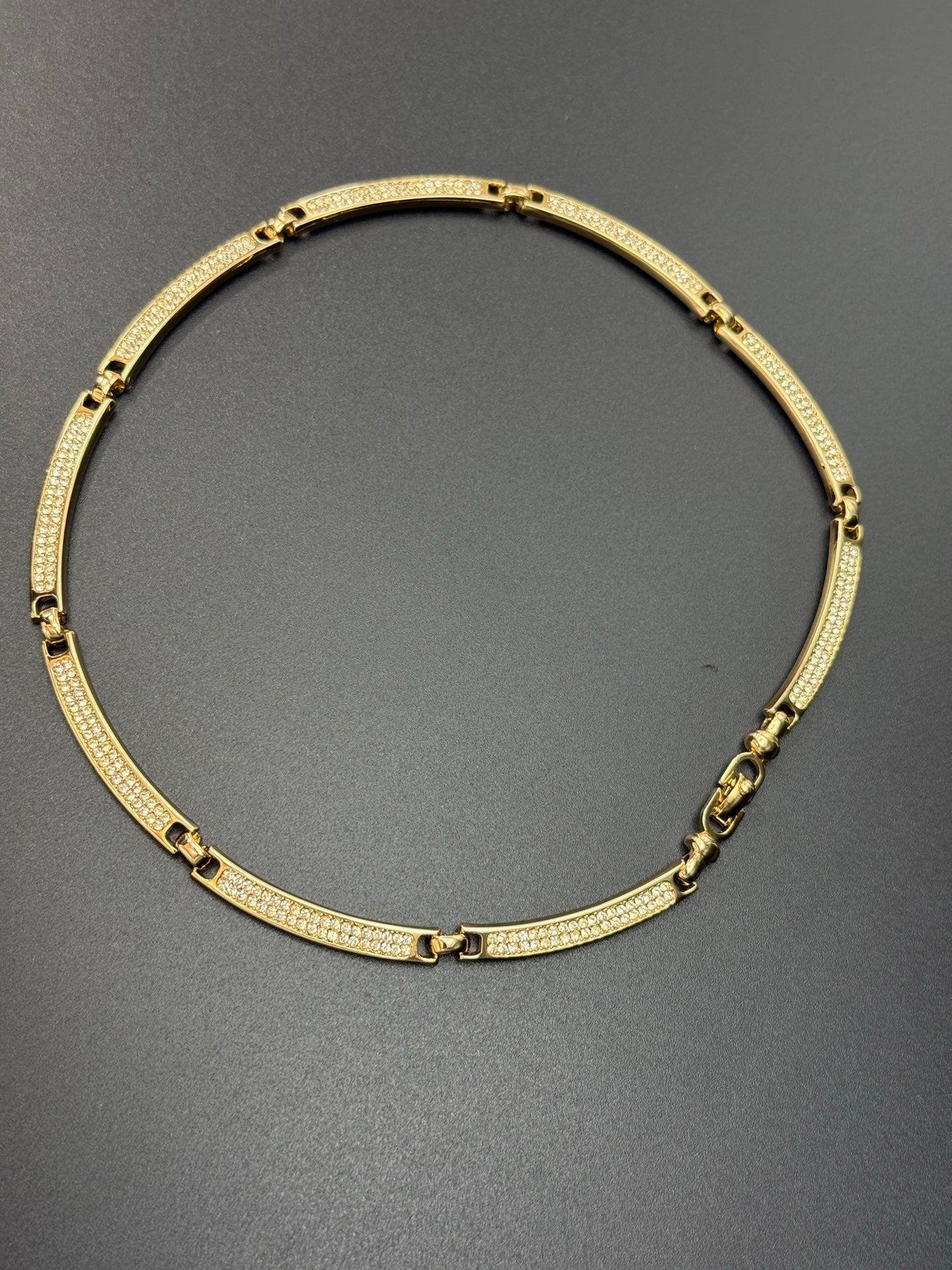 Dior Vintage Necklace Rhinestone