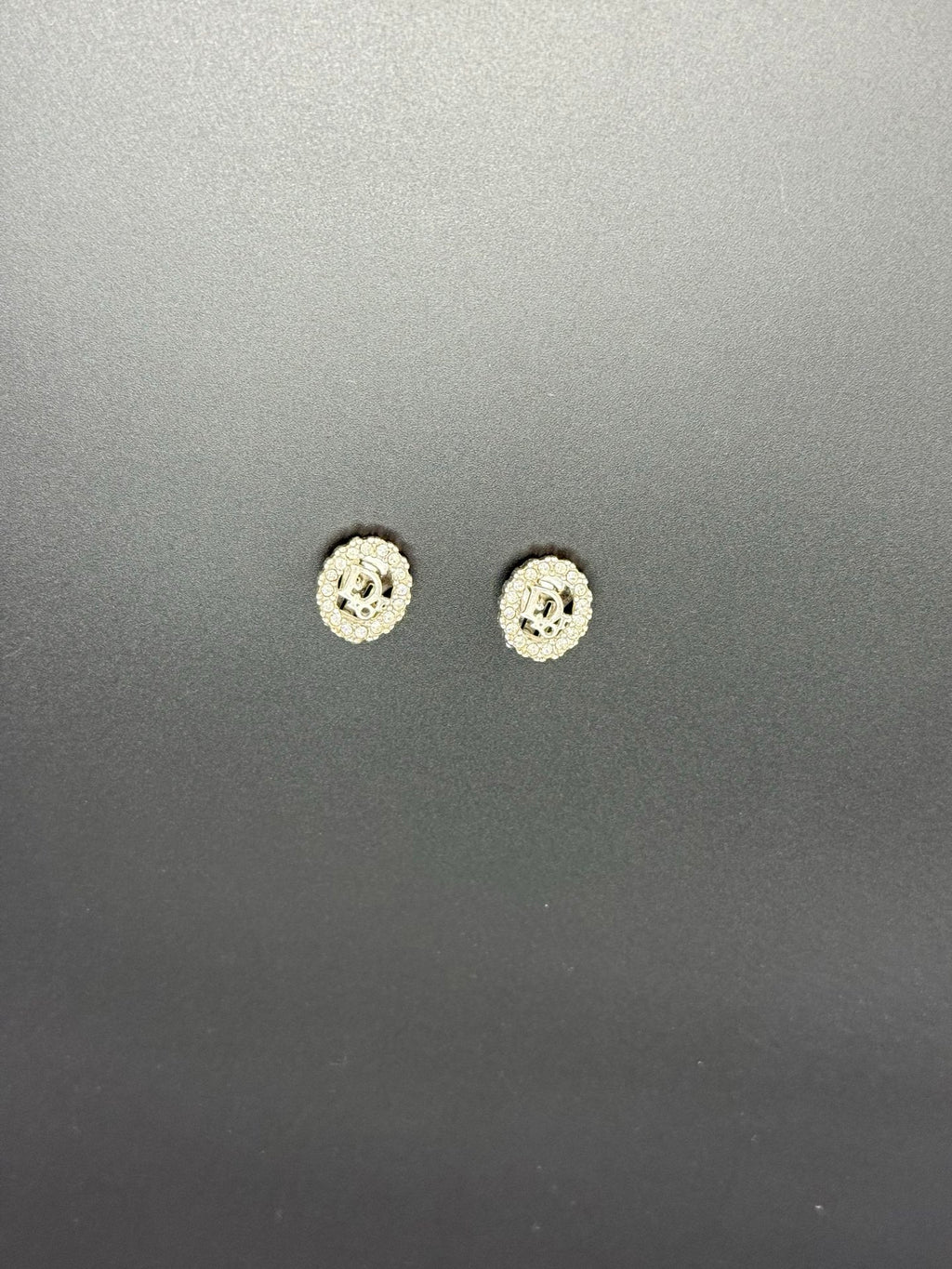 Dior Vintage Rhinestone Clip on Earrings Pre-loved