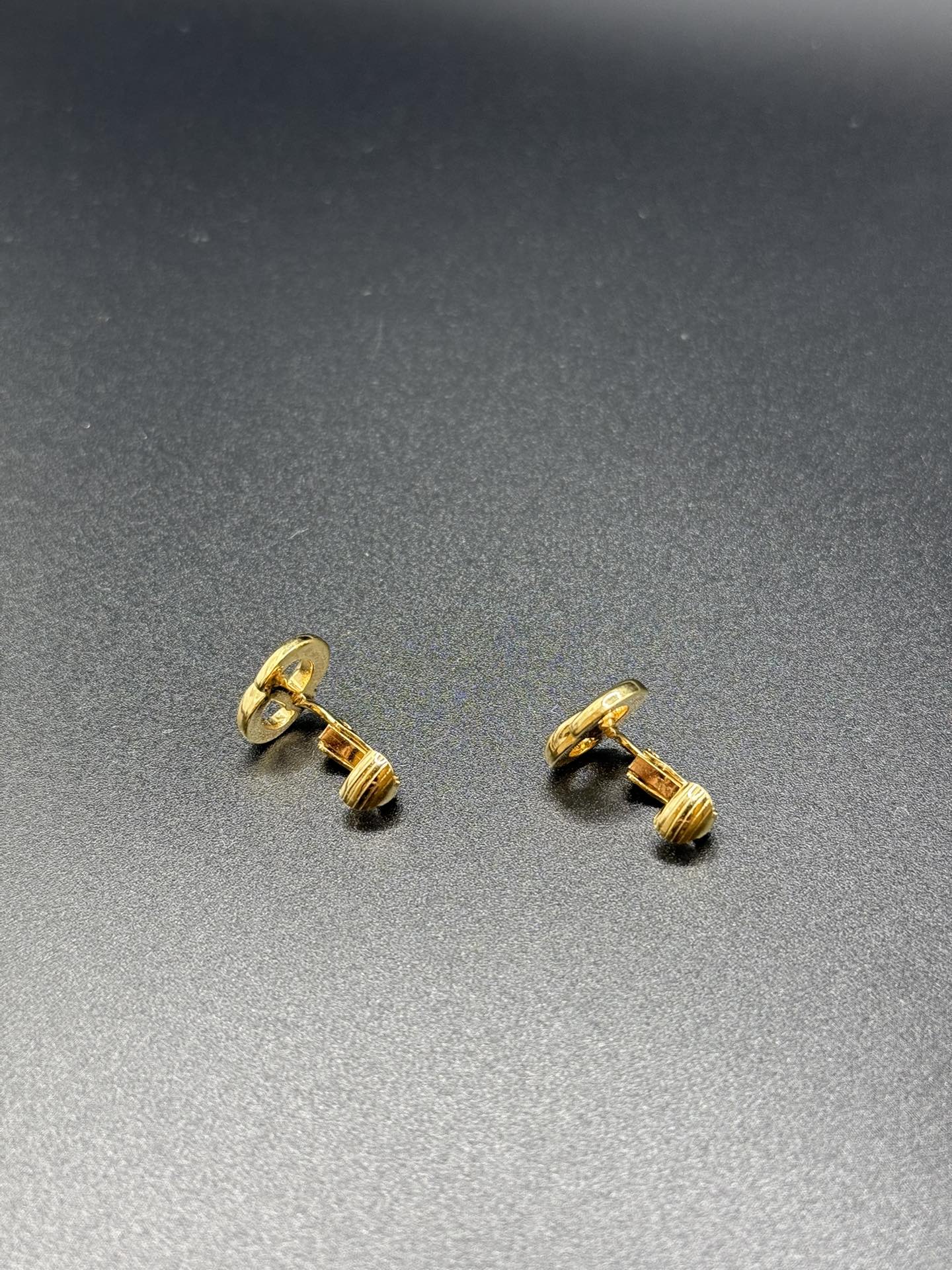 Dior Vintage LogoRhinestone Clip on Earrings Pre-loved