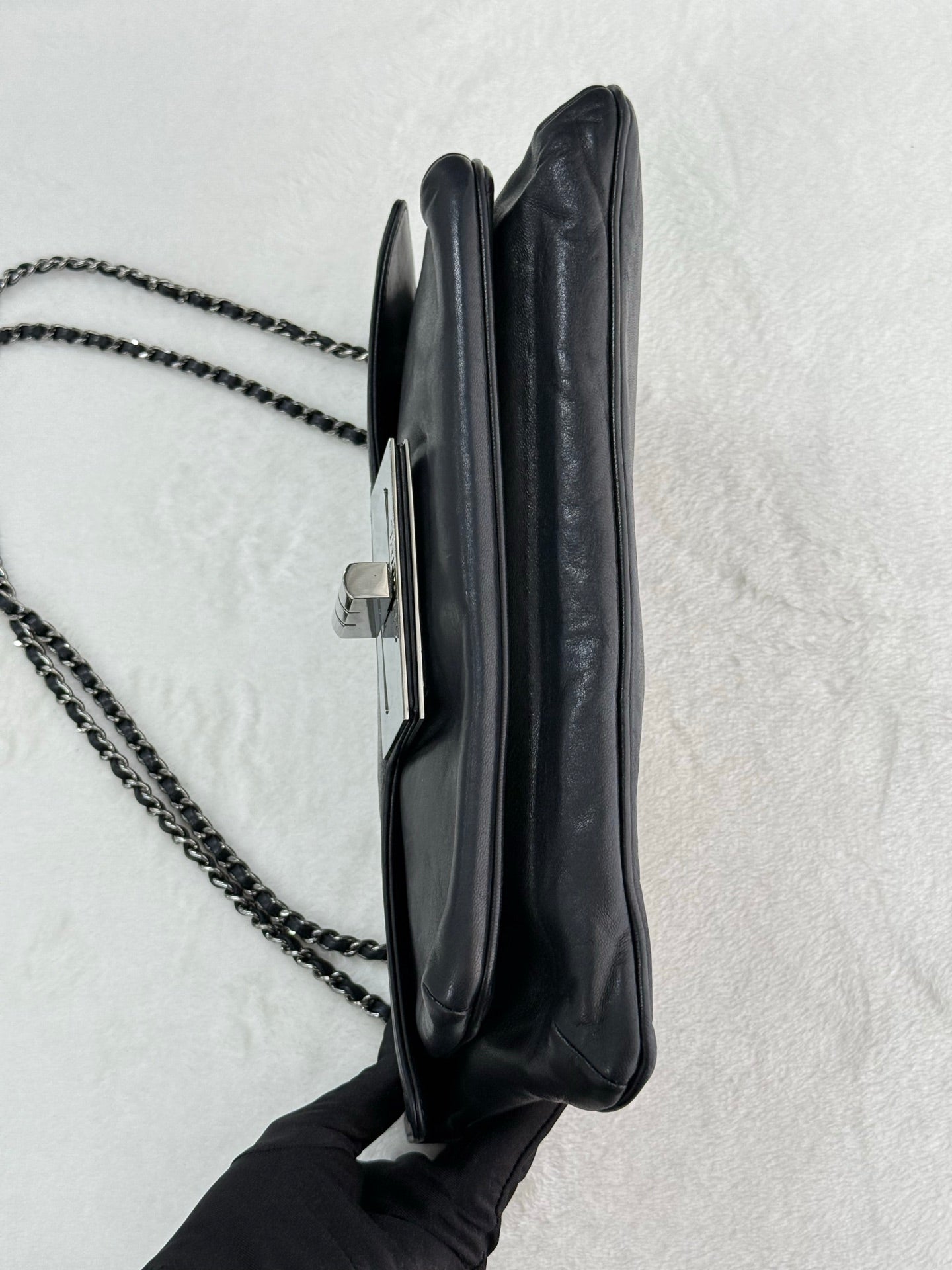 CHANEL Lamb Skin 2.55 Shoulder Bag Chain