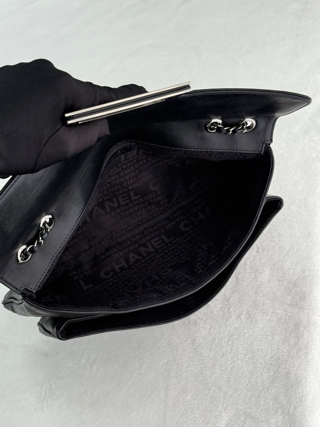 CHANEL Lamb Skin 2.55 Shoulder Bag Chain