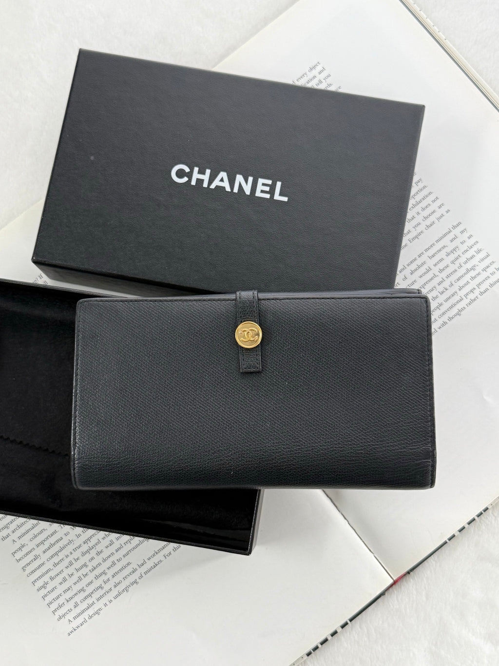 CHANEL Bifold Long Wallet