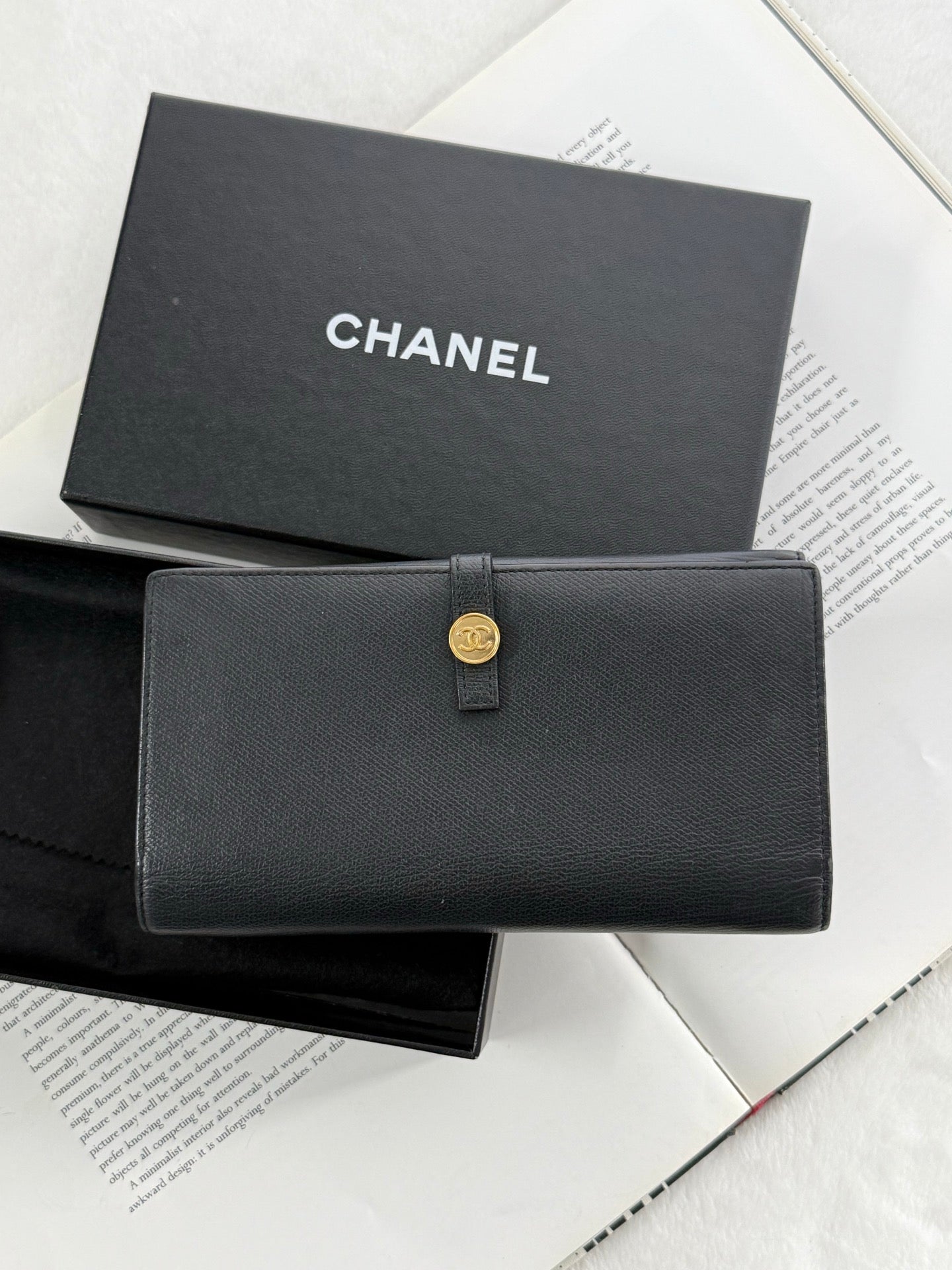 CHANEL Bifold Long Wallet