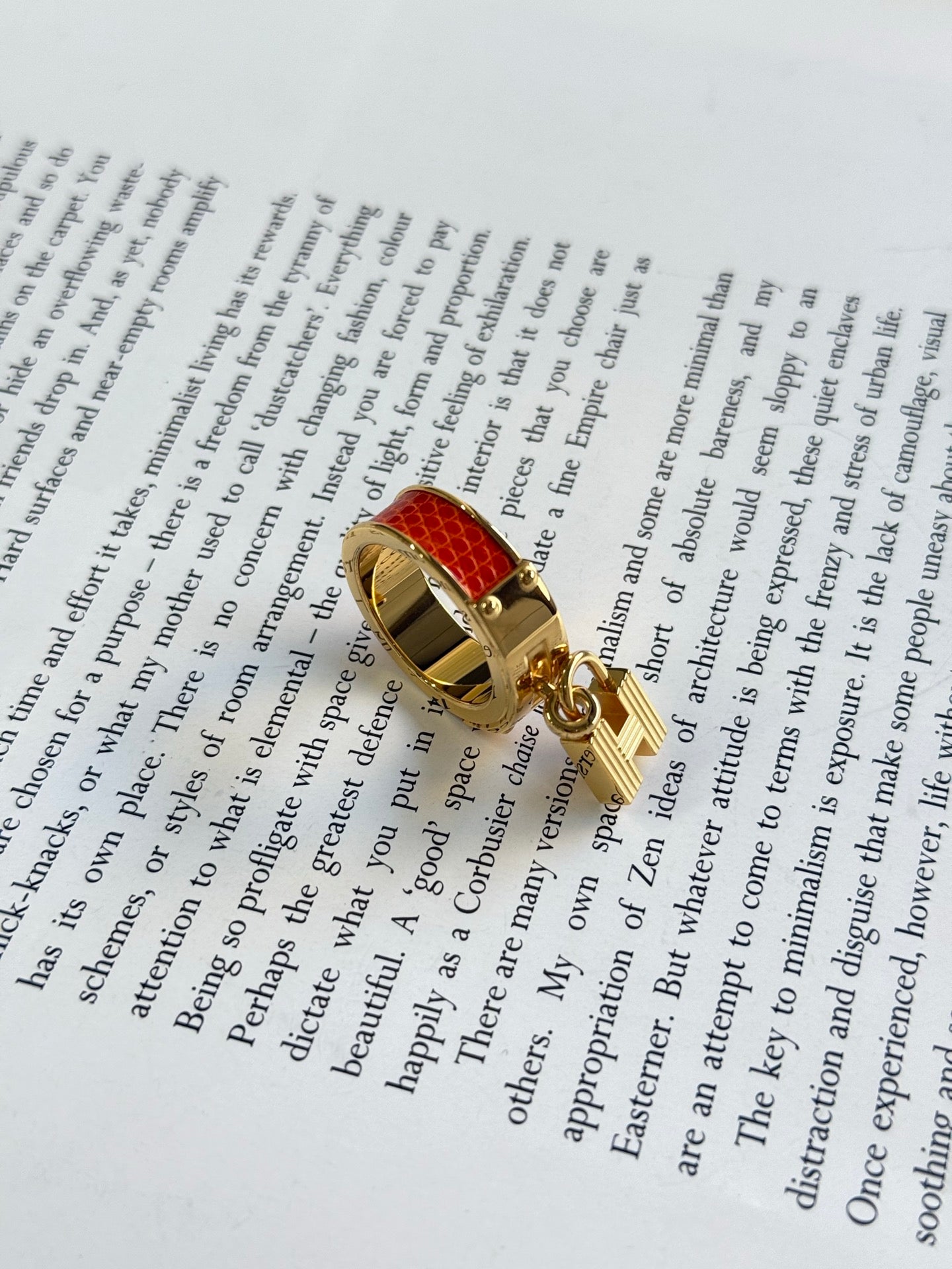 HERMES Scarf Ring with Box