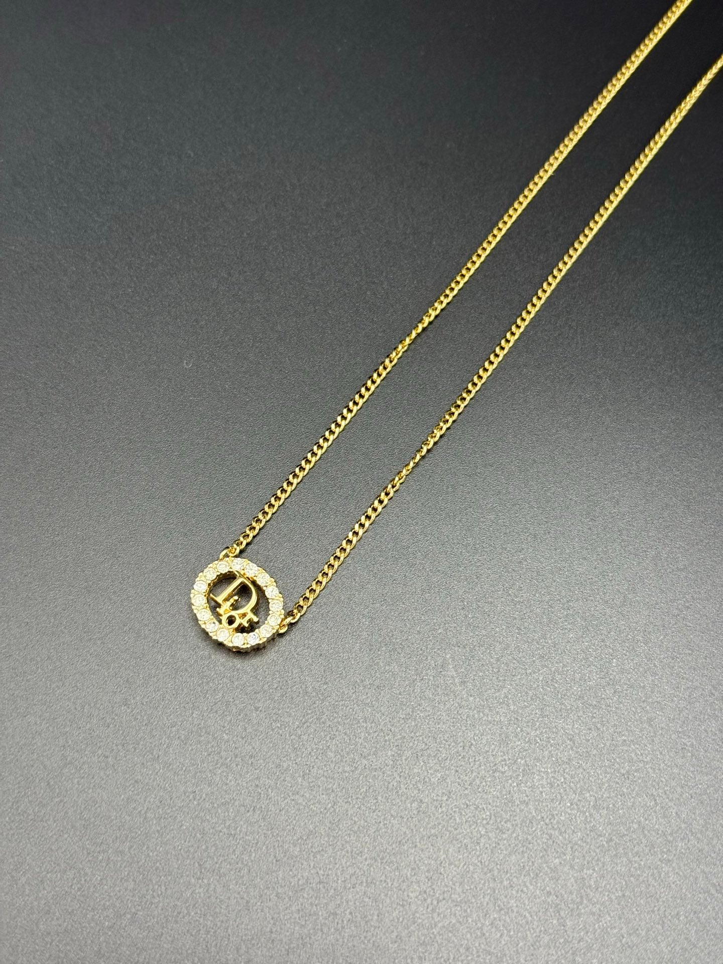 Dior Vintage Necklace & Clip on Earrings Set