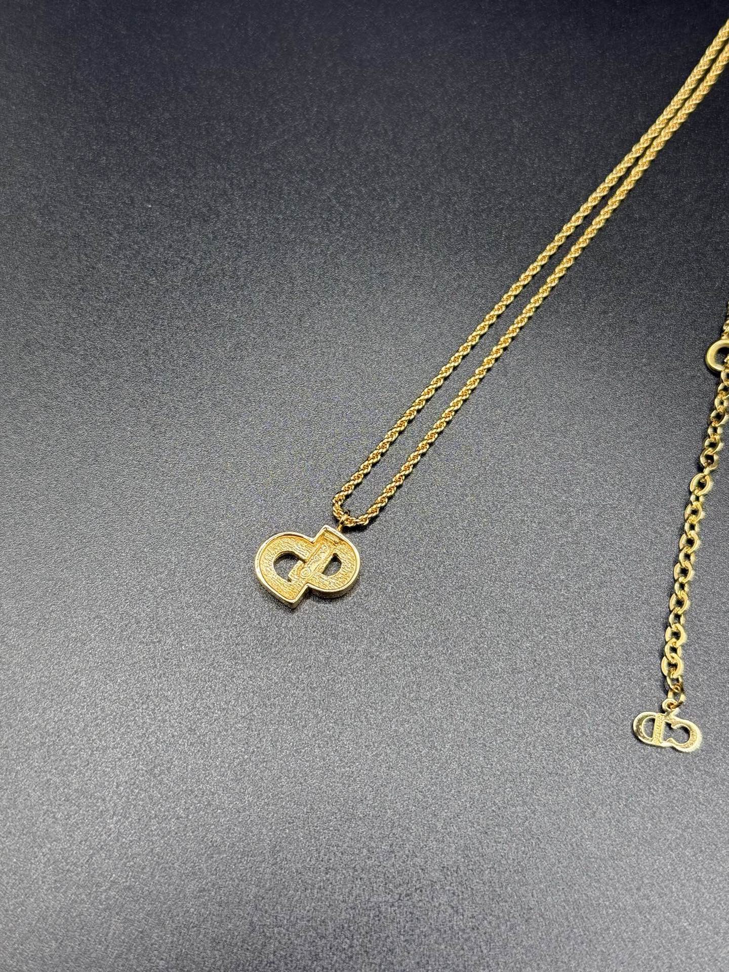 Dior Vintage Necklace & Clip on Earrings Set