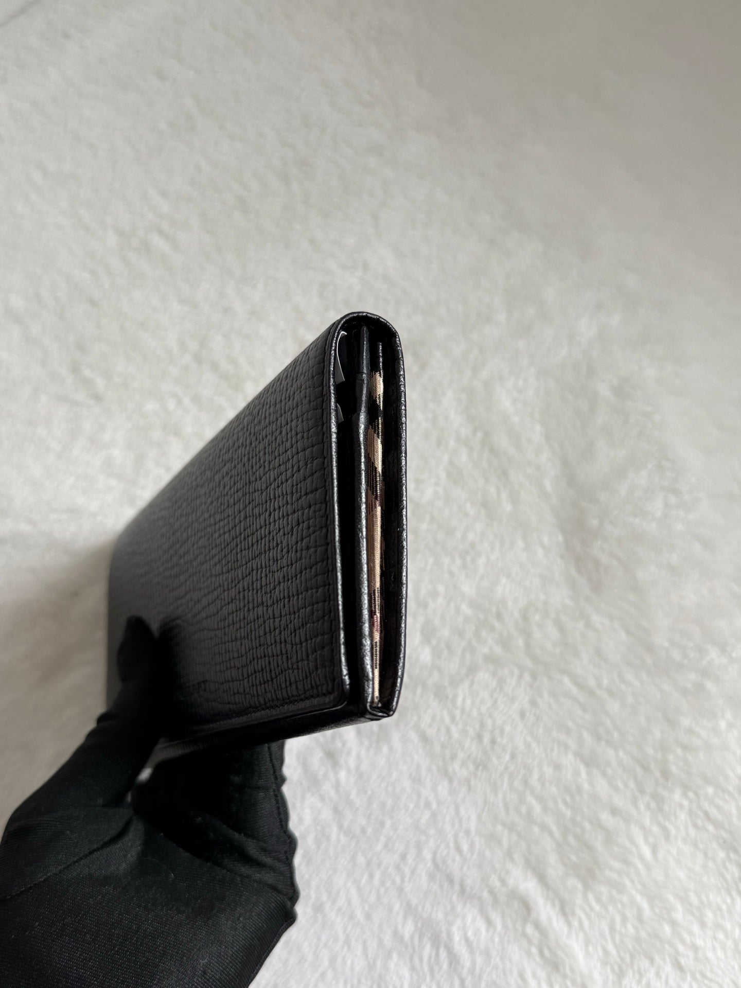 BURBERRY Leather Long Purse