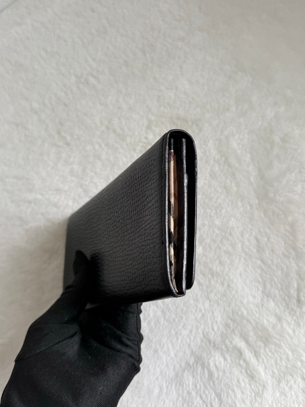 BURBERRY Leather Long Purse