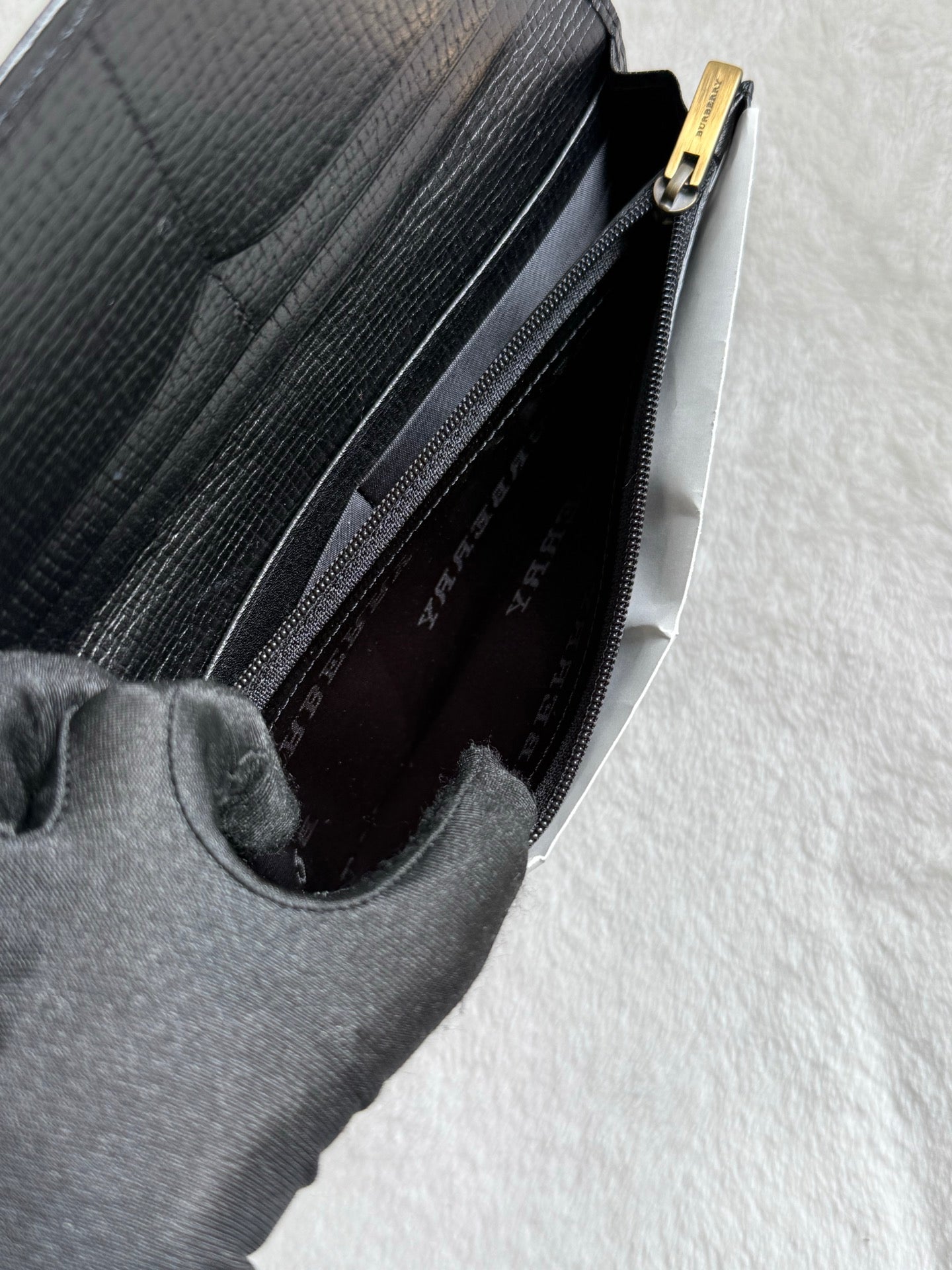 BURBERRY Leather Long Purse