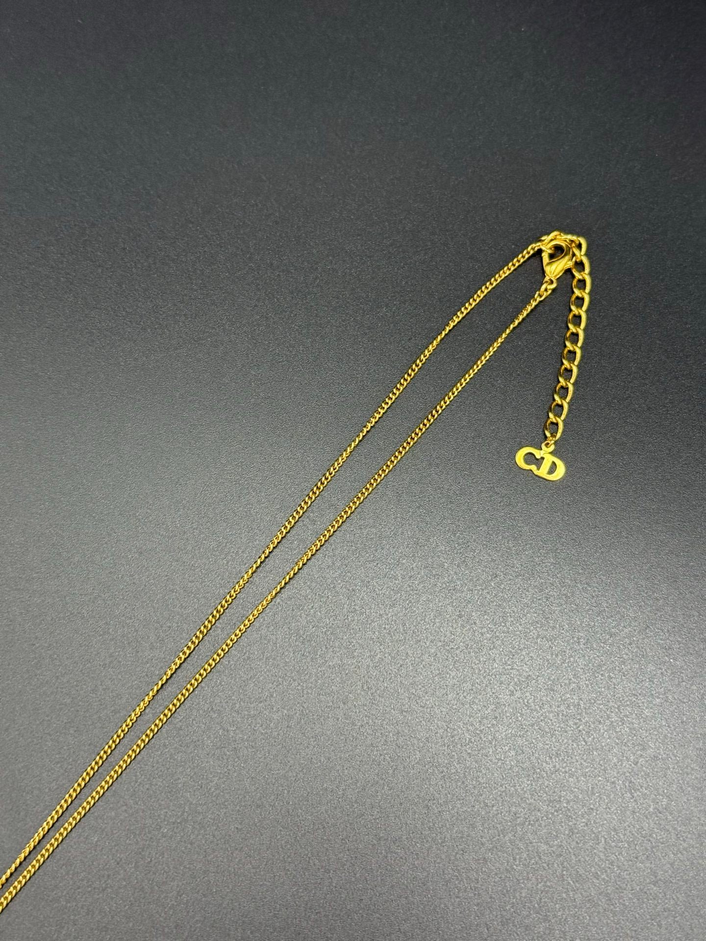 Dior Vintage Heart Shape Necklace
