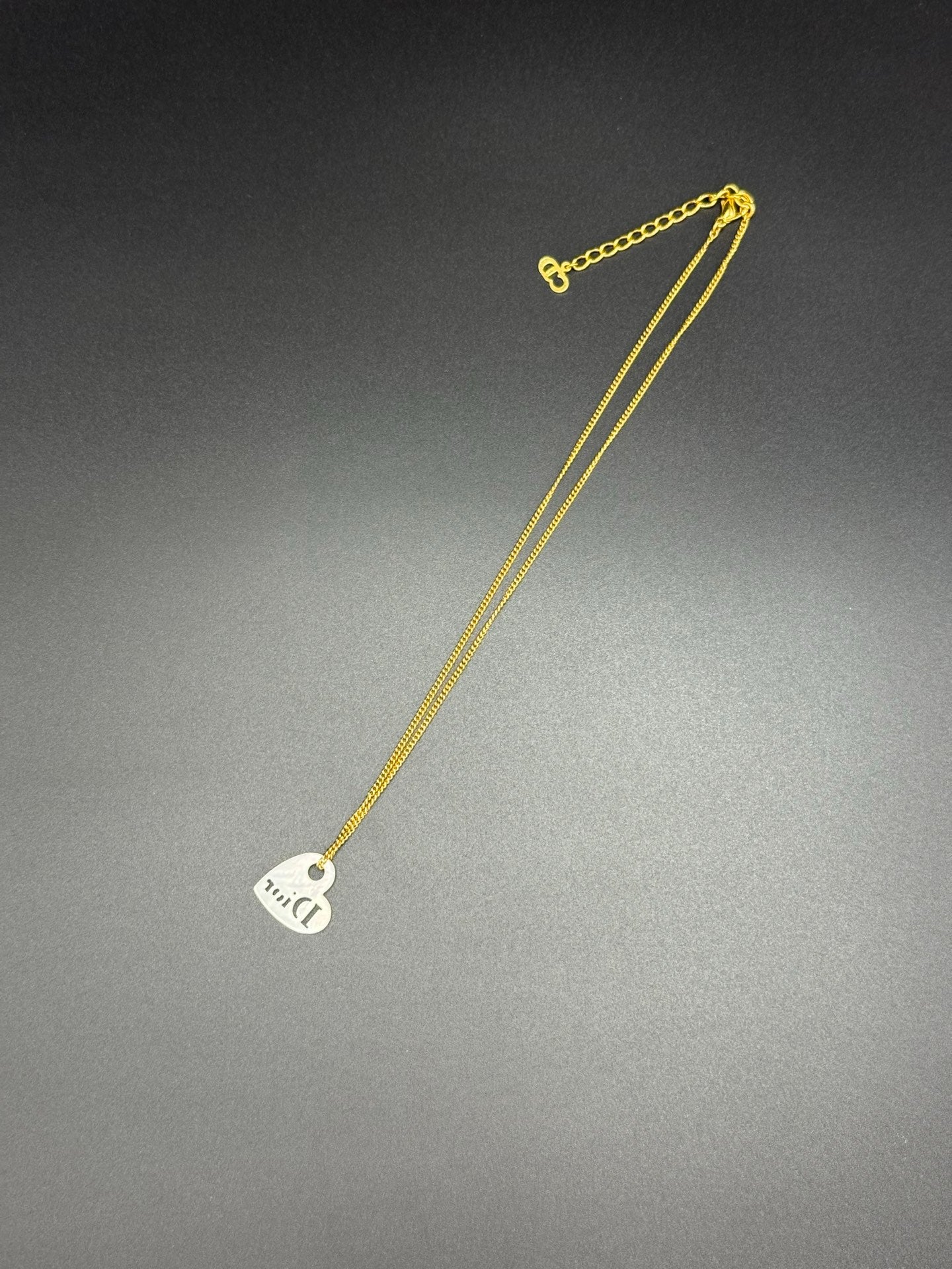 Dior Vintage Heart Shape Necklace