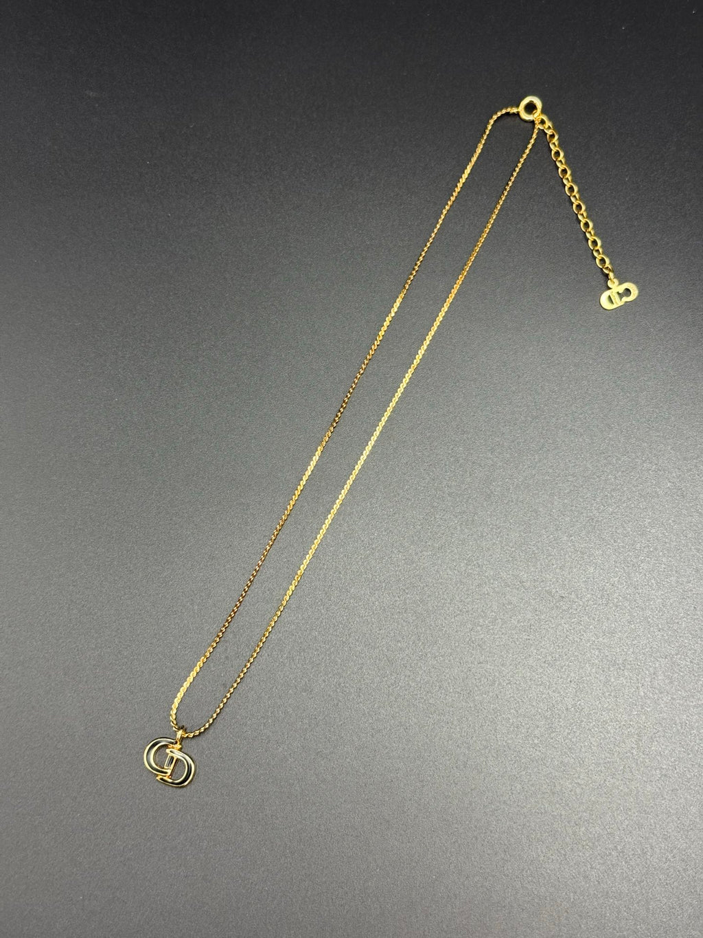 Dior Vintage Logo Necklace