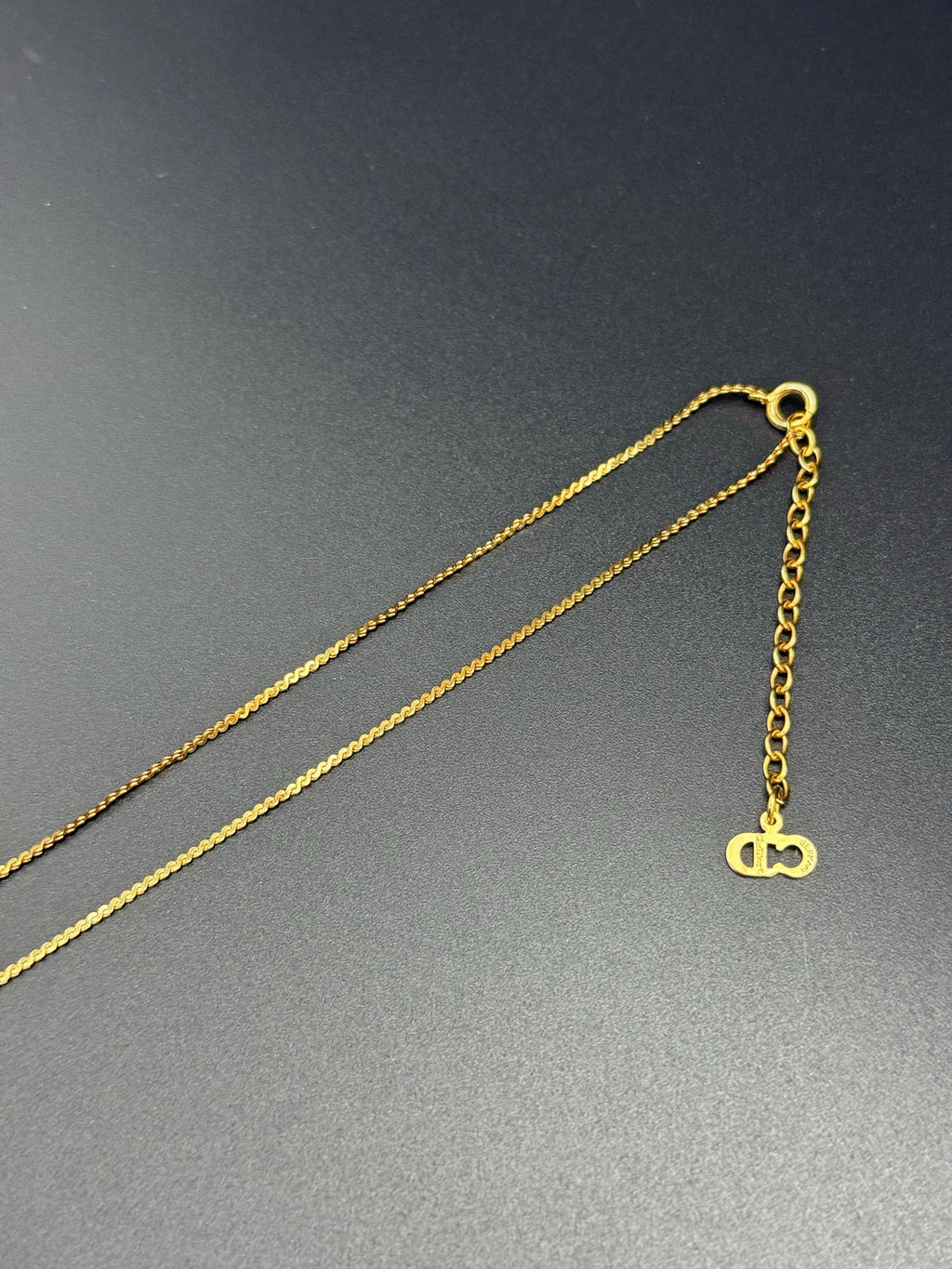 Dior Vintage Logo Necklace