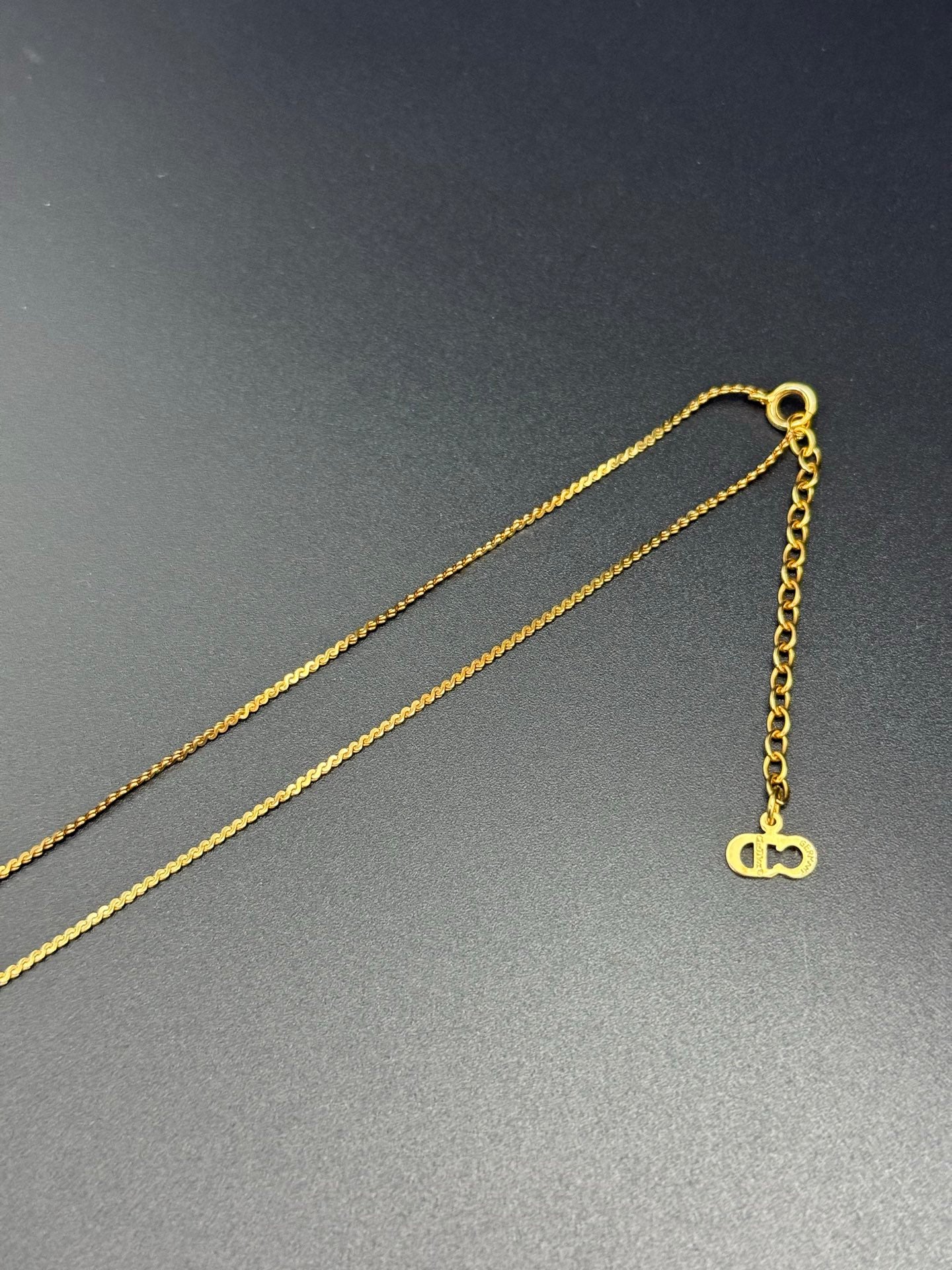 Dior Vintage Logo Necklace