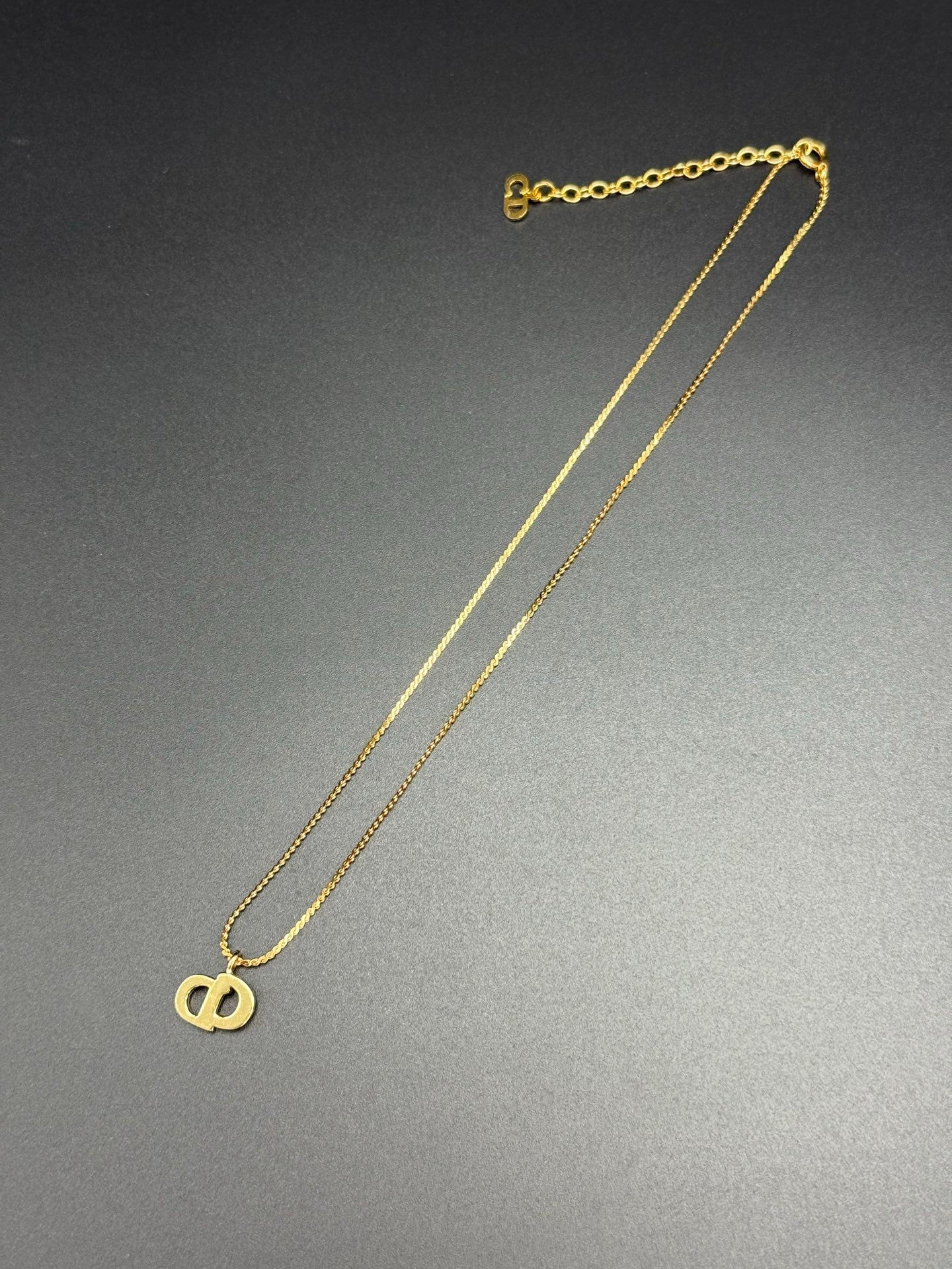 Dior Vintage Logo Necklace