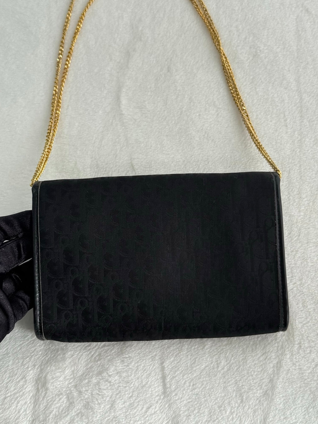 Dior Vintage Chain Trotter Shoulder Bag