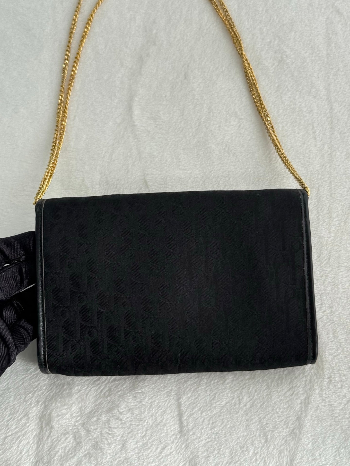 Dior Vintage Chain Trotter Shoulder Bag