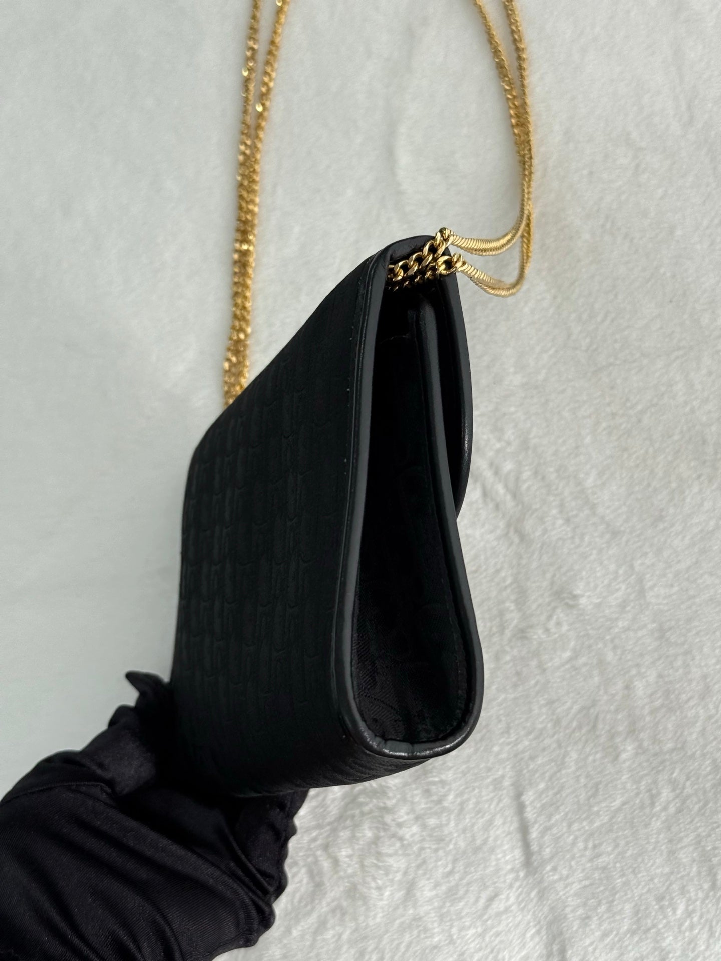 Dior Vintage Chain Trotter Shoulder Bag