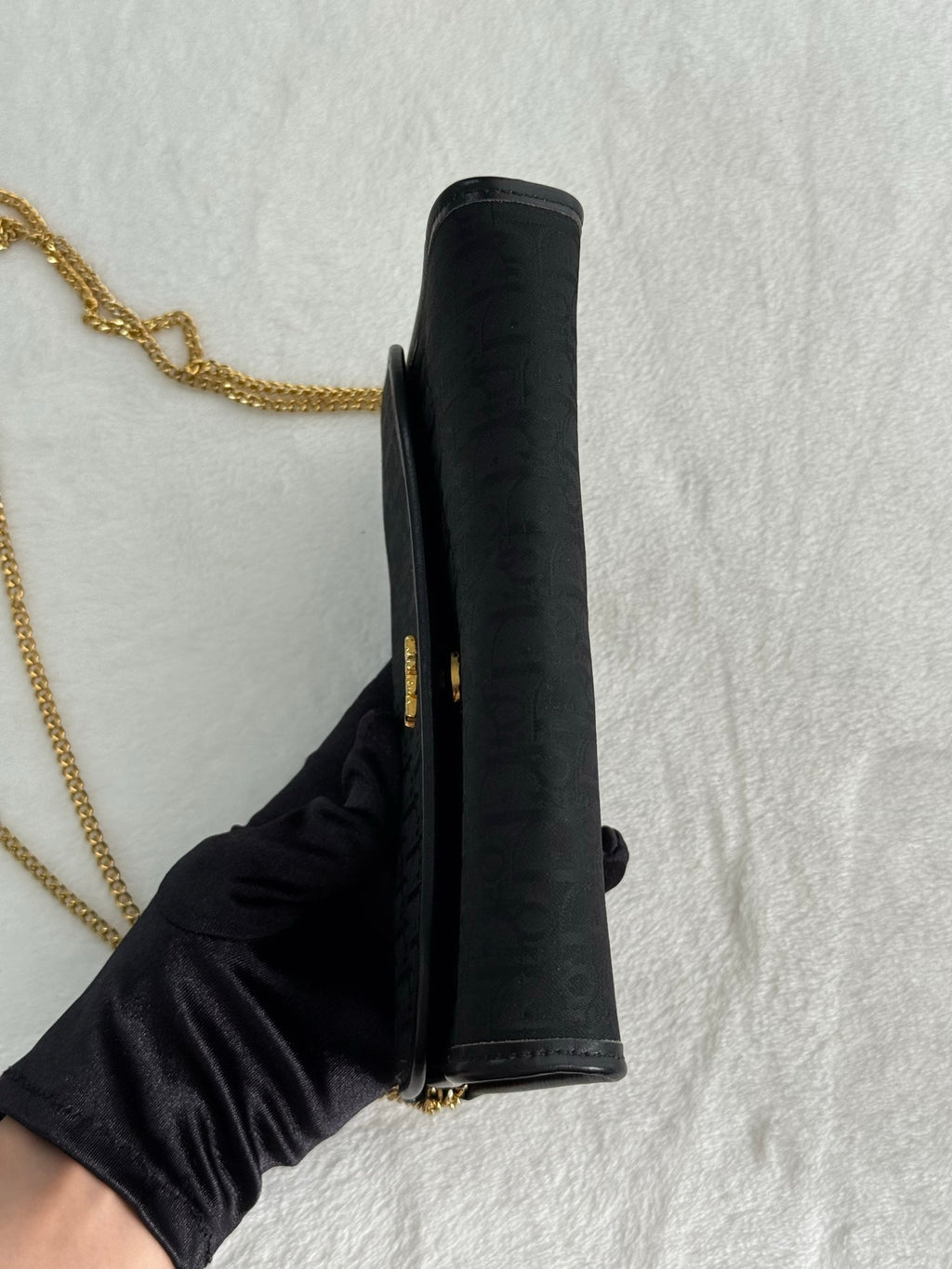 Dior Vintage Chain Trotter Shoulder Bag
