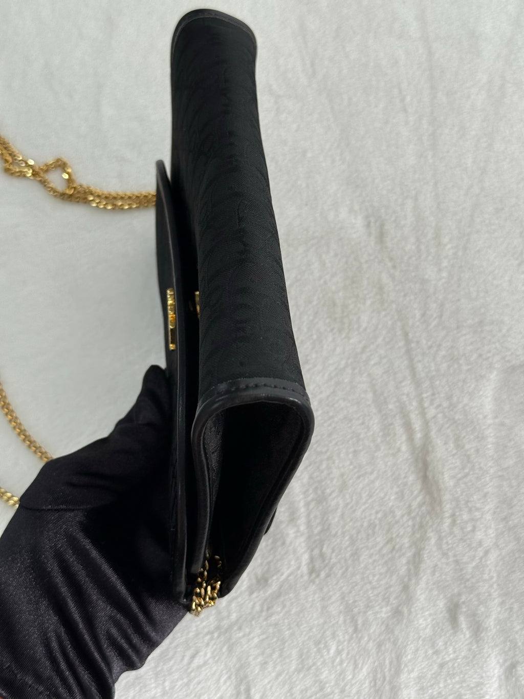 Dior Vintage Chain Trotter Shoulder Bag