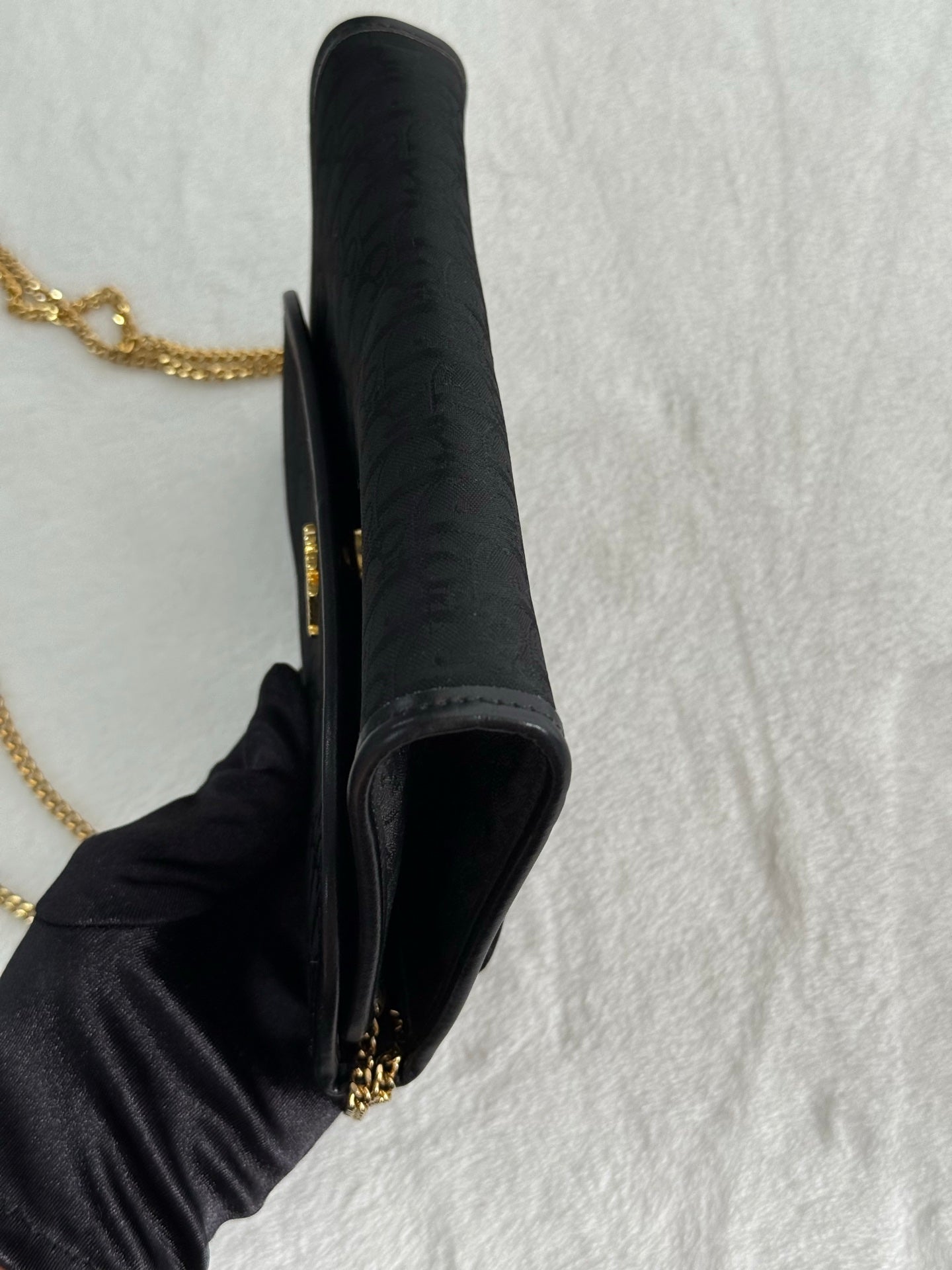 Dior Vintage Chain Trotter Shoulder Bag