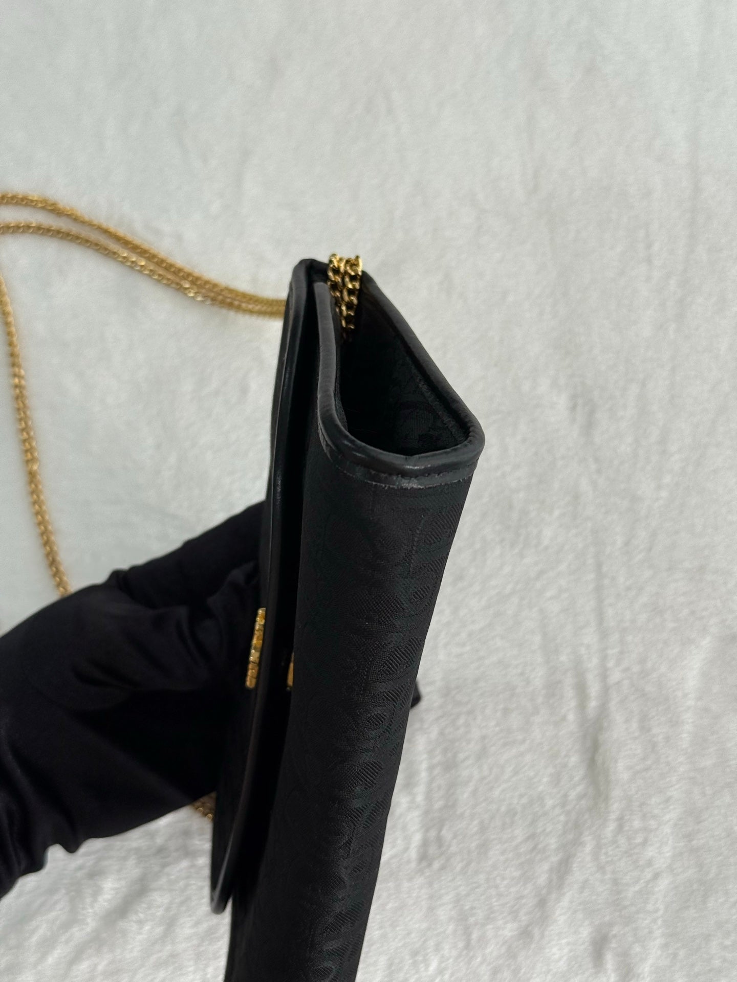 Dior Vintage Chain Trotter Shoulder Bag