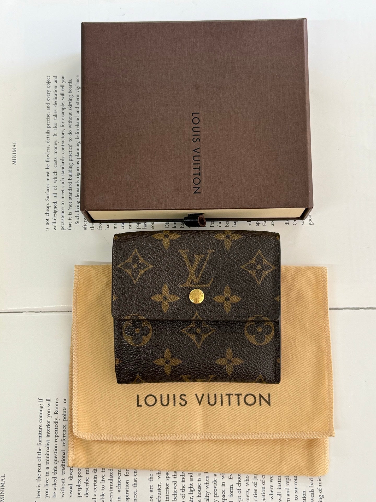 LOUIS VUITTON Monogram Compact Wallet