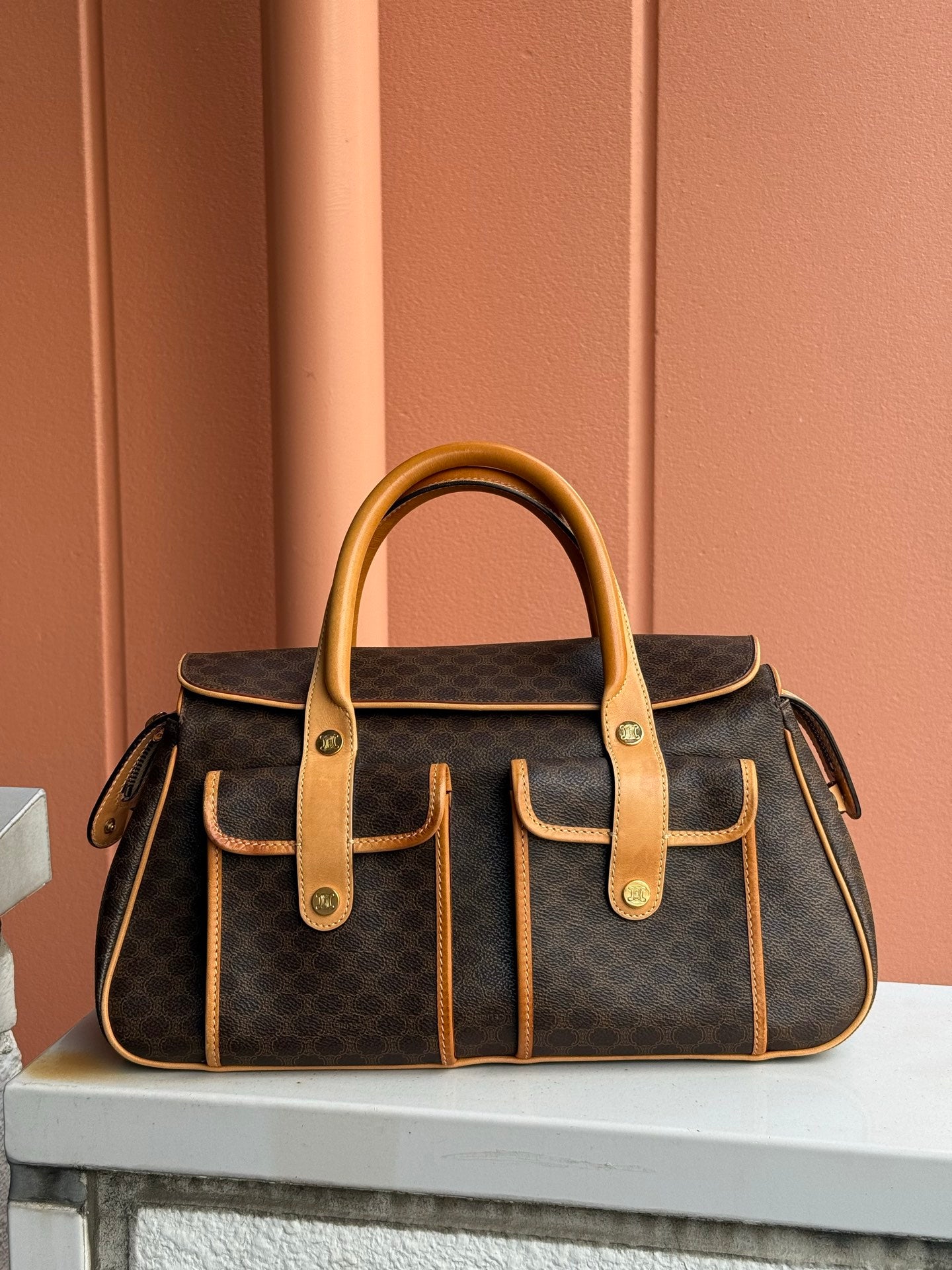 Celine Vintage Macadam Handbag