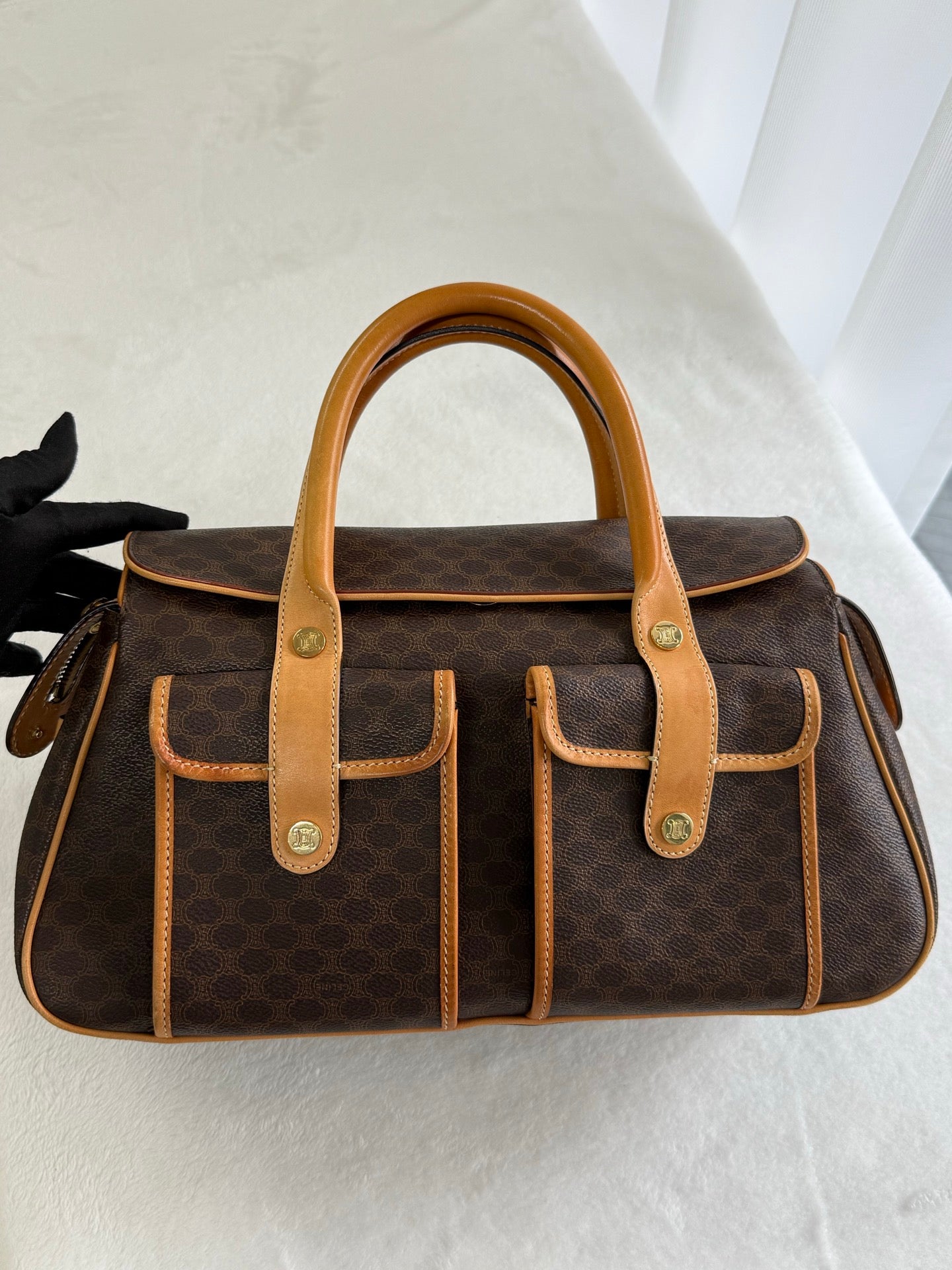 Celine Vintage Macadam Handbag