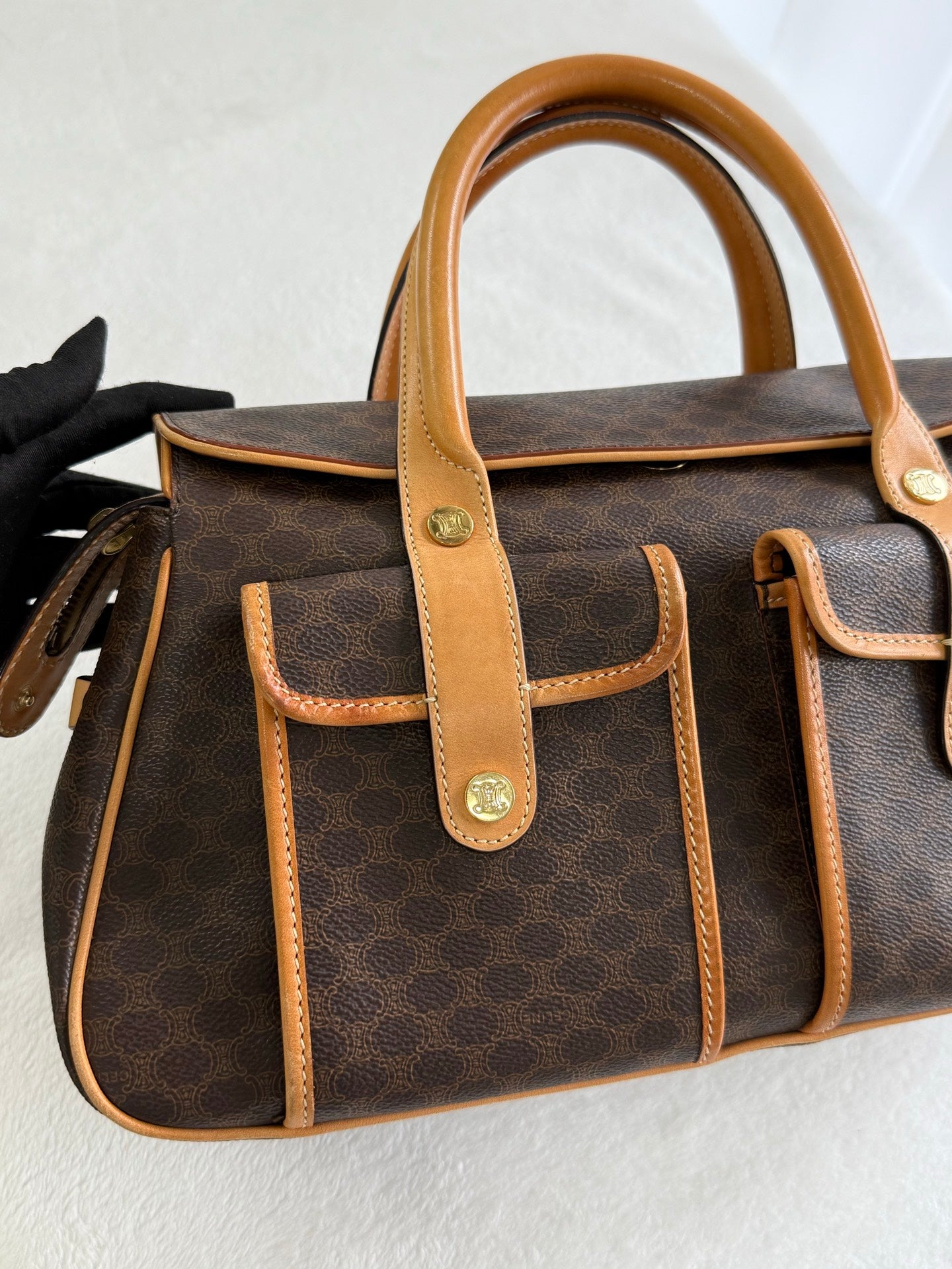 Celine Vintage Macadam Handbag