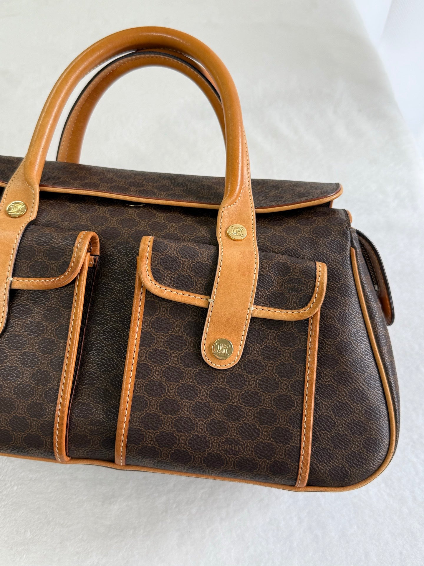 Celine Vintage Macadam Handbag