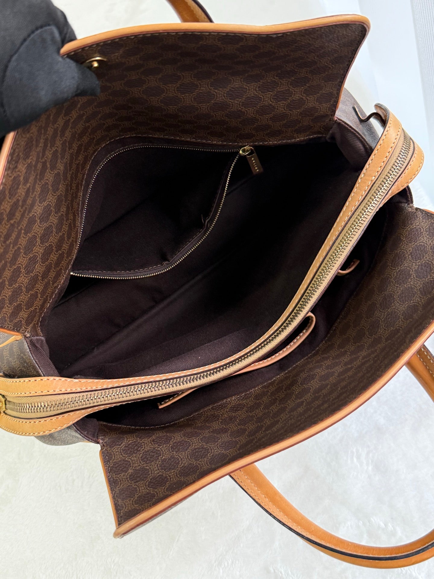 Celine Vintage Macadam Handbag