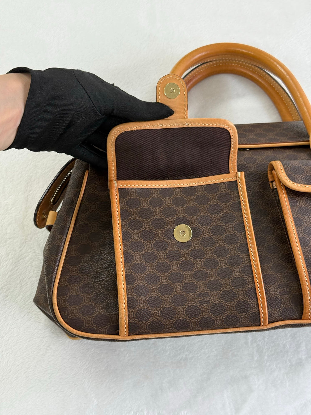 Celine Vintage Macadam Handbag