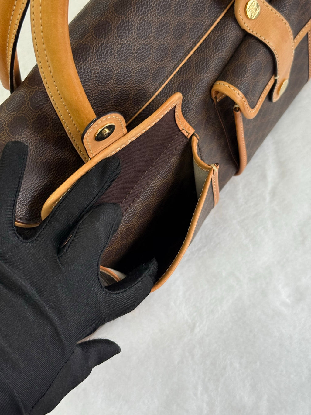 Celine Vintage Macadam Handbag