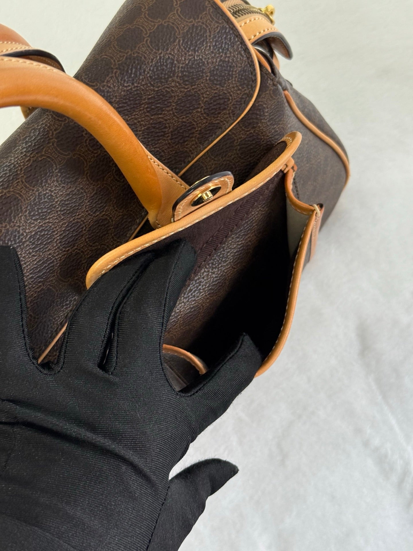 Celine Vintage Macadam Handbag