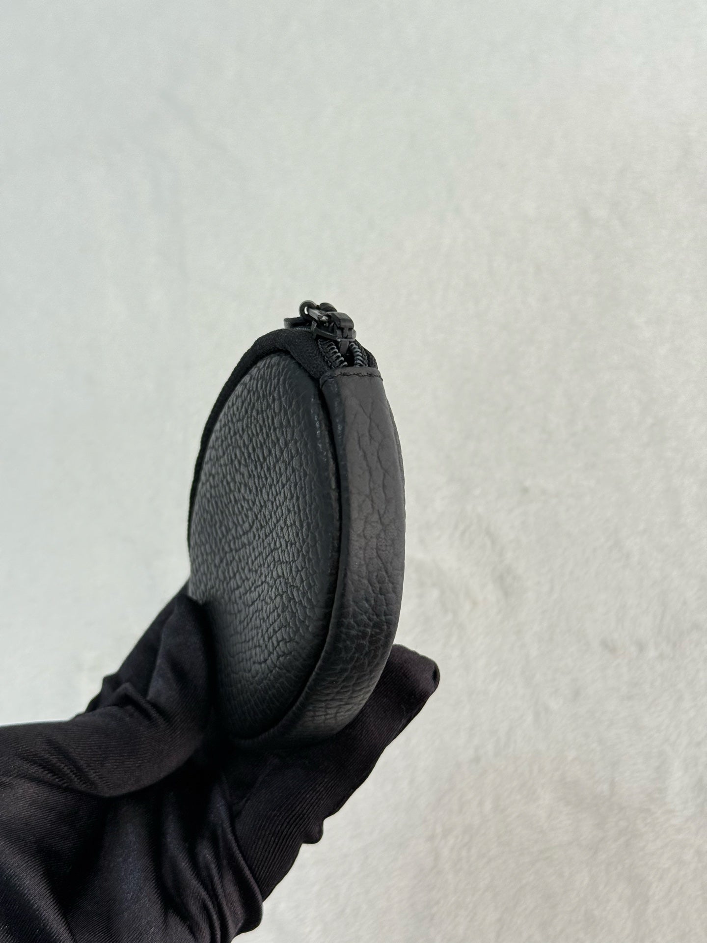CHRISTIAN DIOR Oval Leather Coin Purse