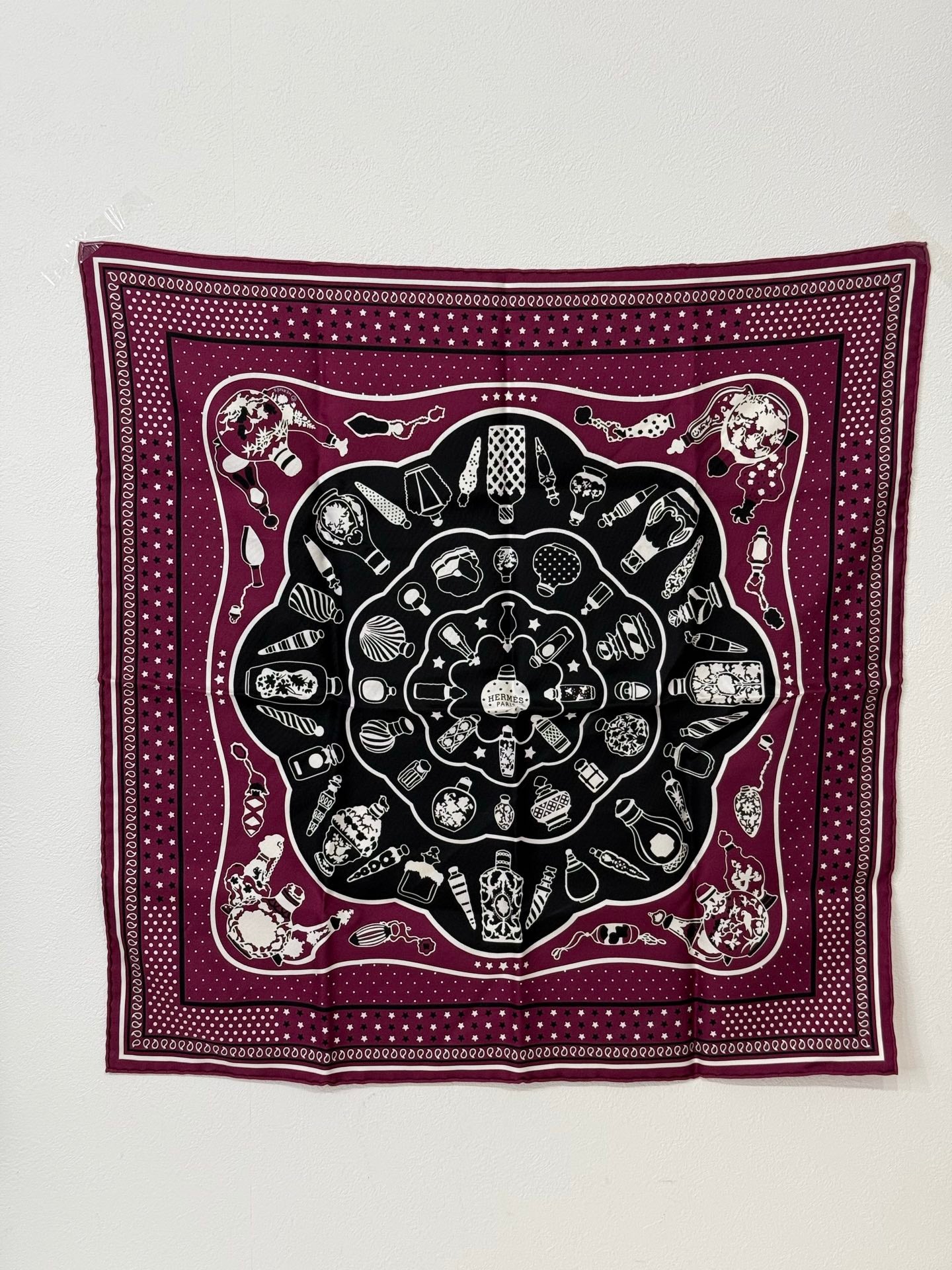 HERMES Bandana Silk Scarf