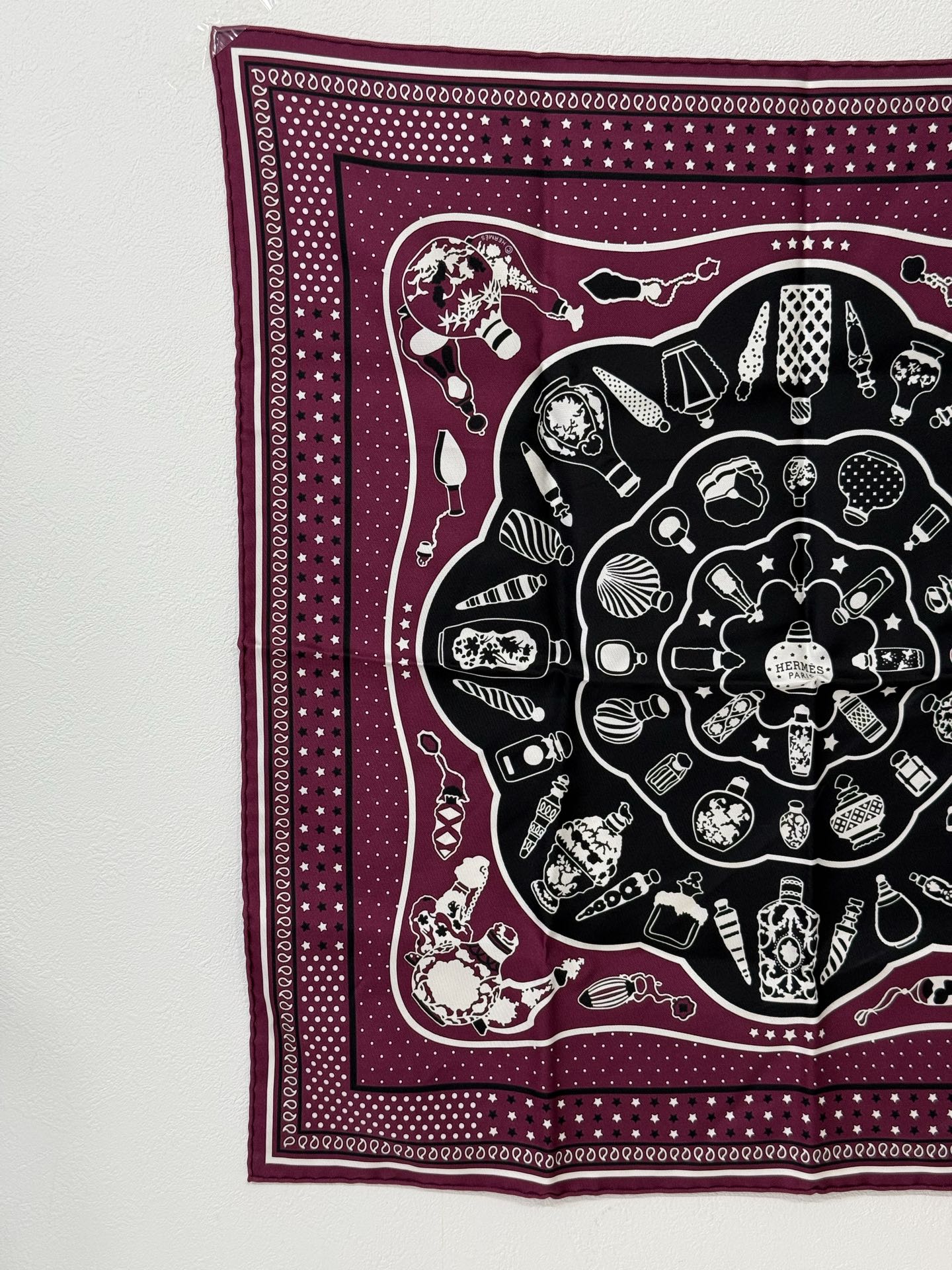 HERMES Bandana Silk Scarf