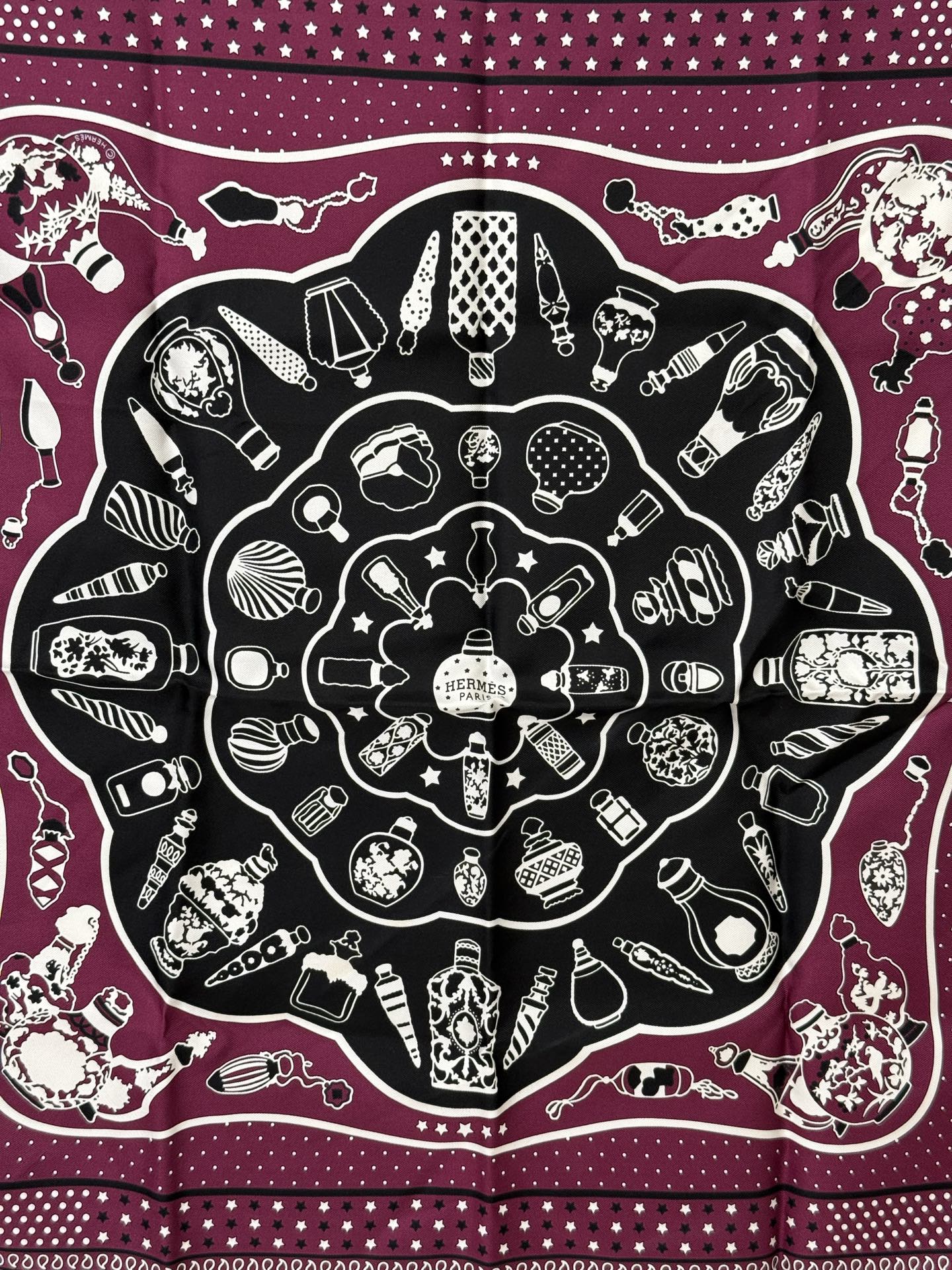 HERMES Bandana Silk Scarf
