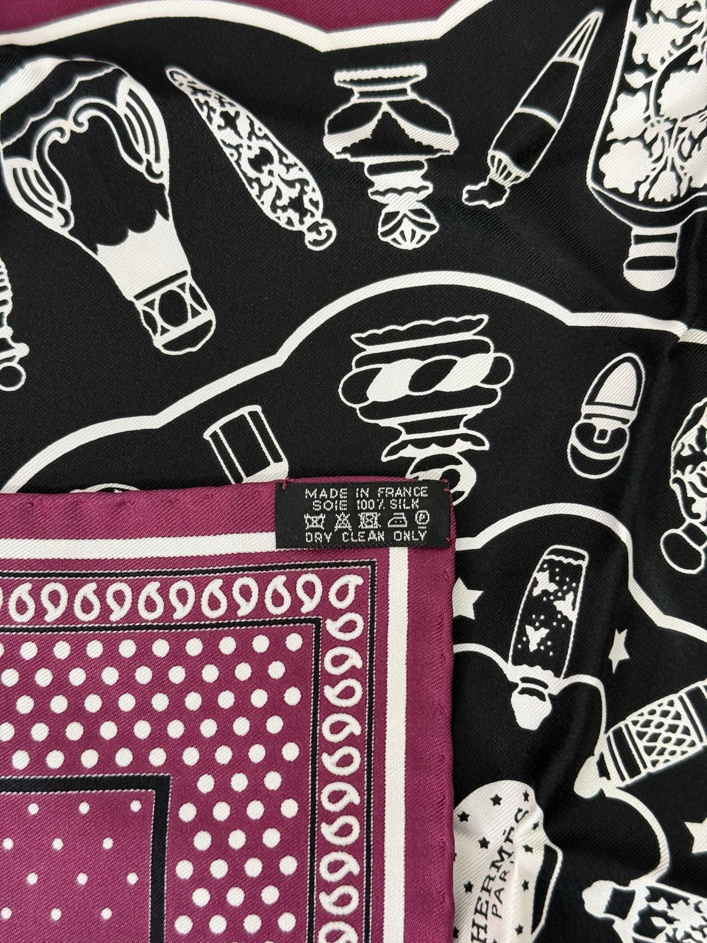 HERMES Bandana Silk Scarf