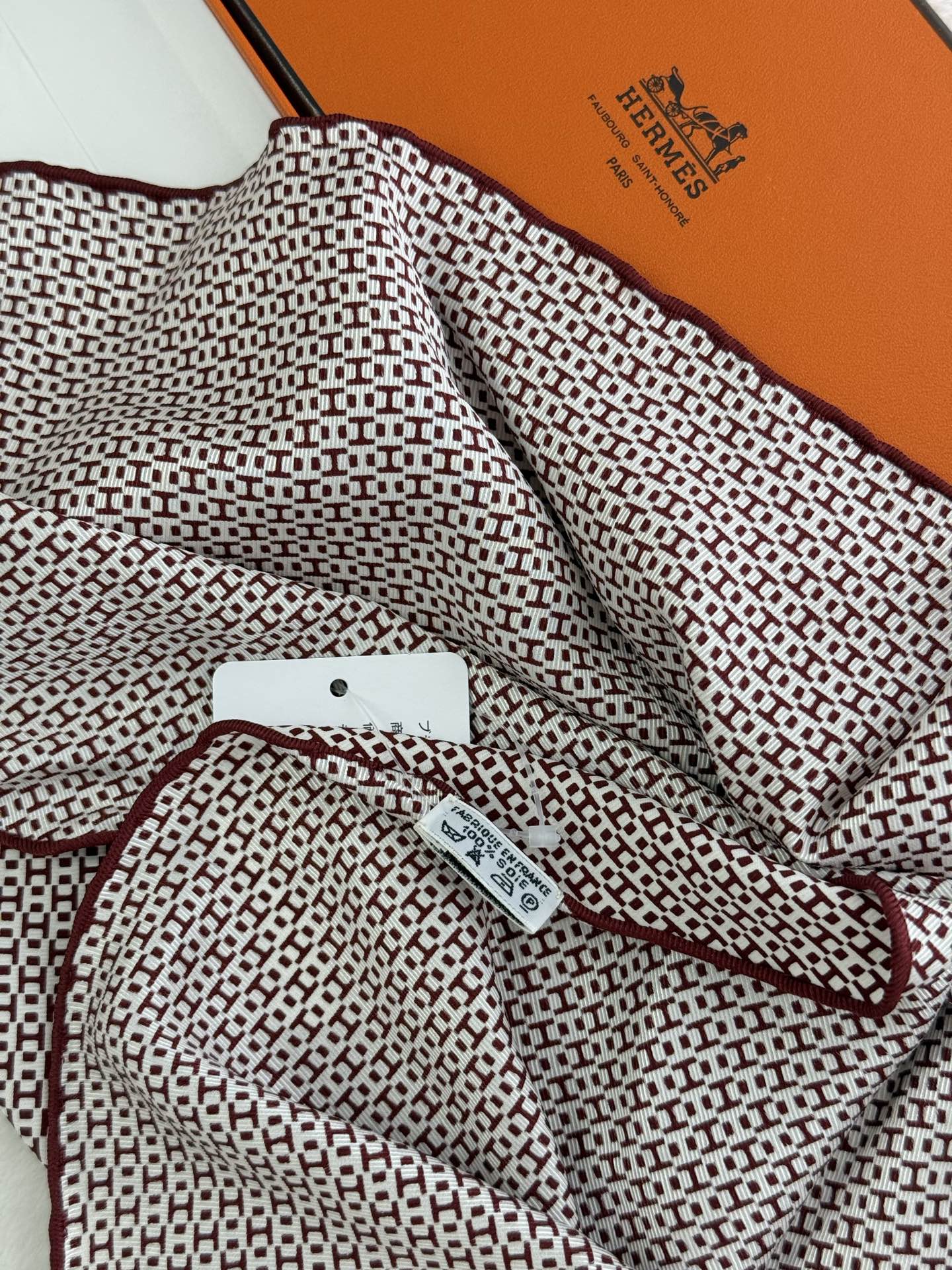 HERMES Silk Scarf