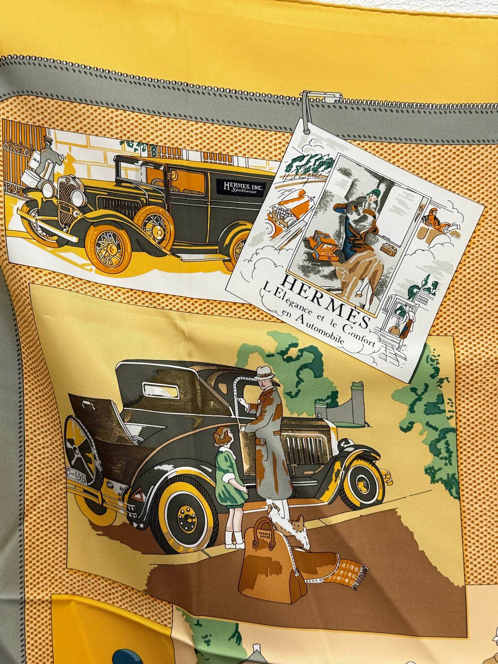HERMES Silk Scarf 90cm