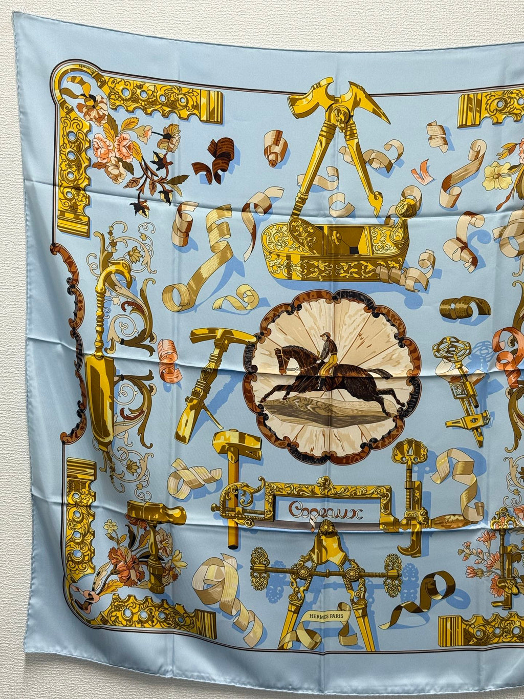 HERMES Silk Scarf 90cm 