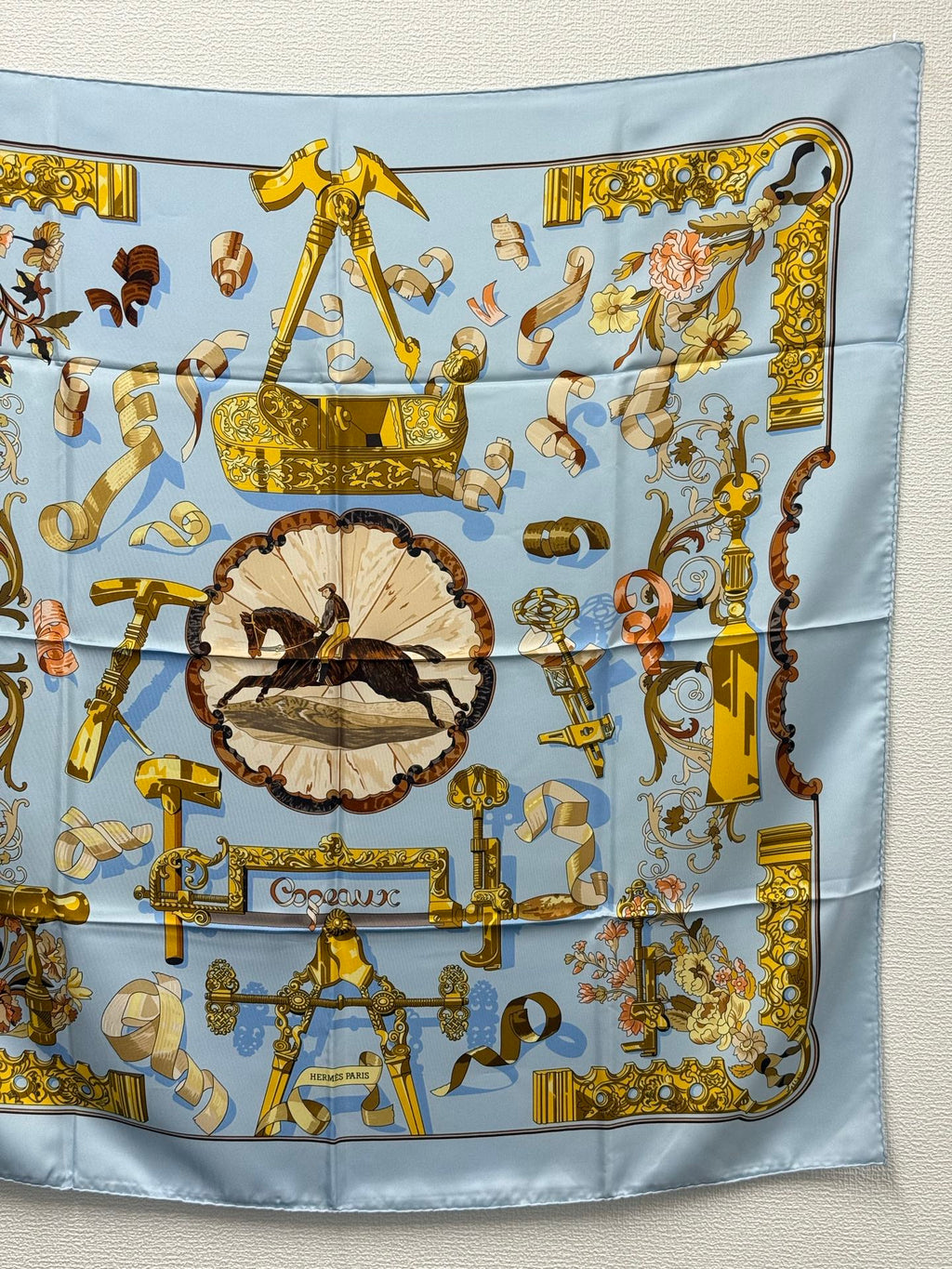 HERMES Silk Scarf 90cm 