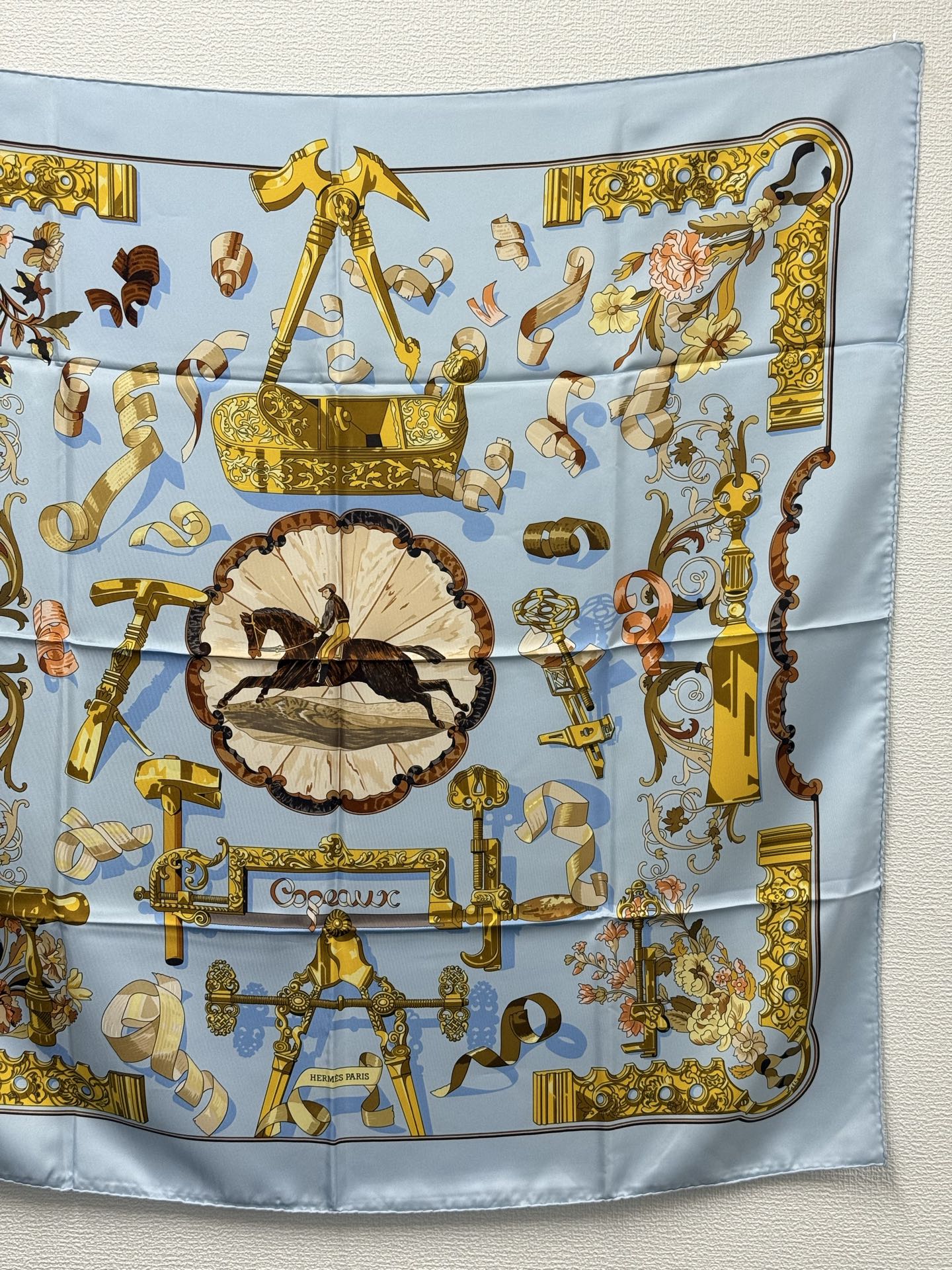 HERMES Silk Scarf  90cm